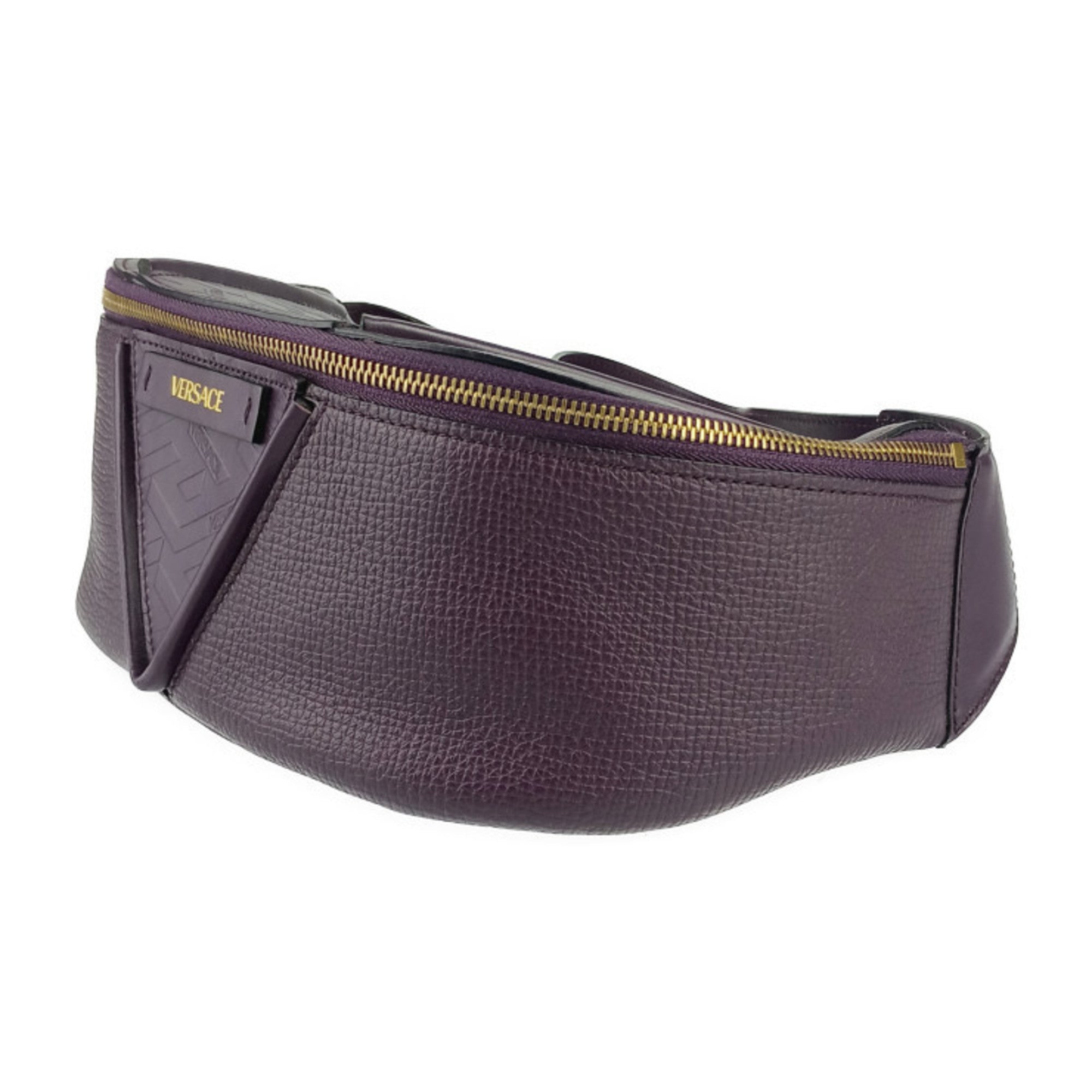 Versace Leather Fanny Pack Sling Bag (Pre-Owned)
