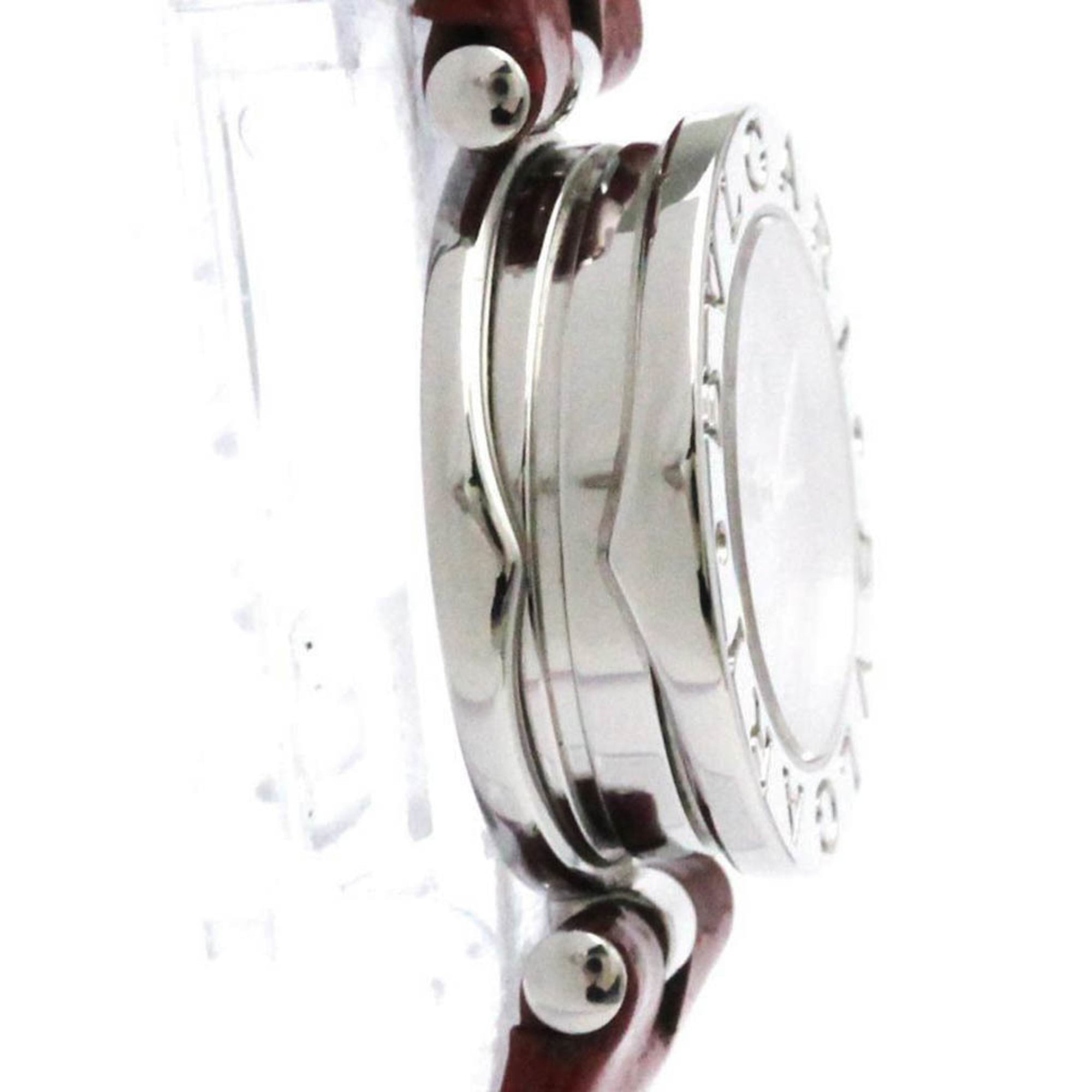Bvlgari Bvlgari B.Zero 1 Quartz Watch Stainless Steel And Leather Watch (Pre-Owned)