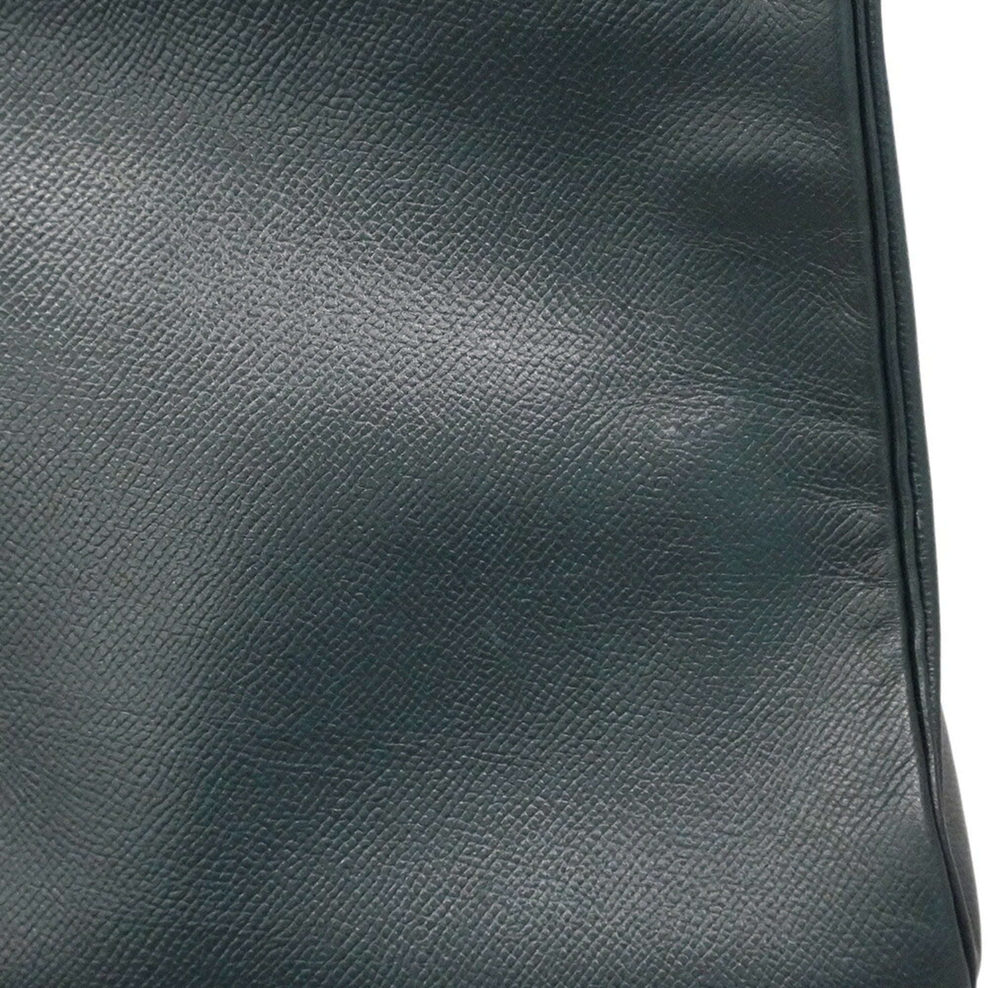 Hermes Navy Courchevel Leather Handbag (Pre-Owned)