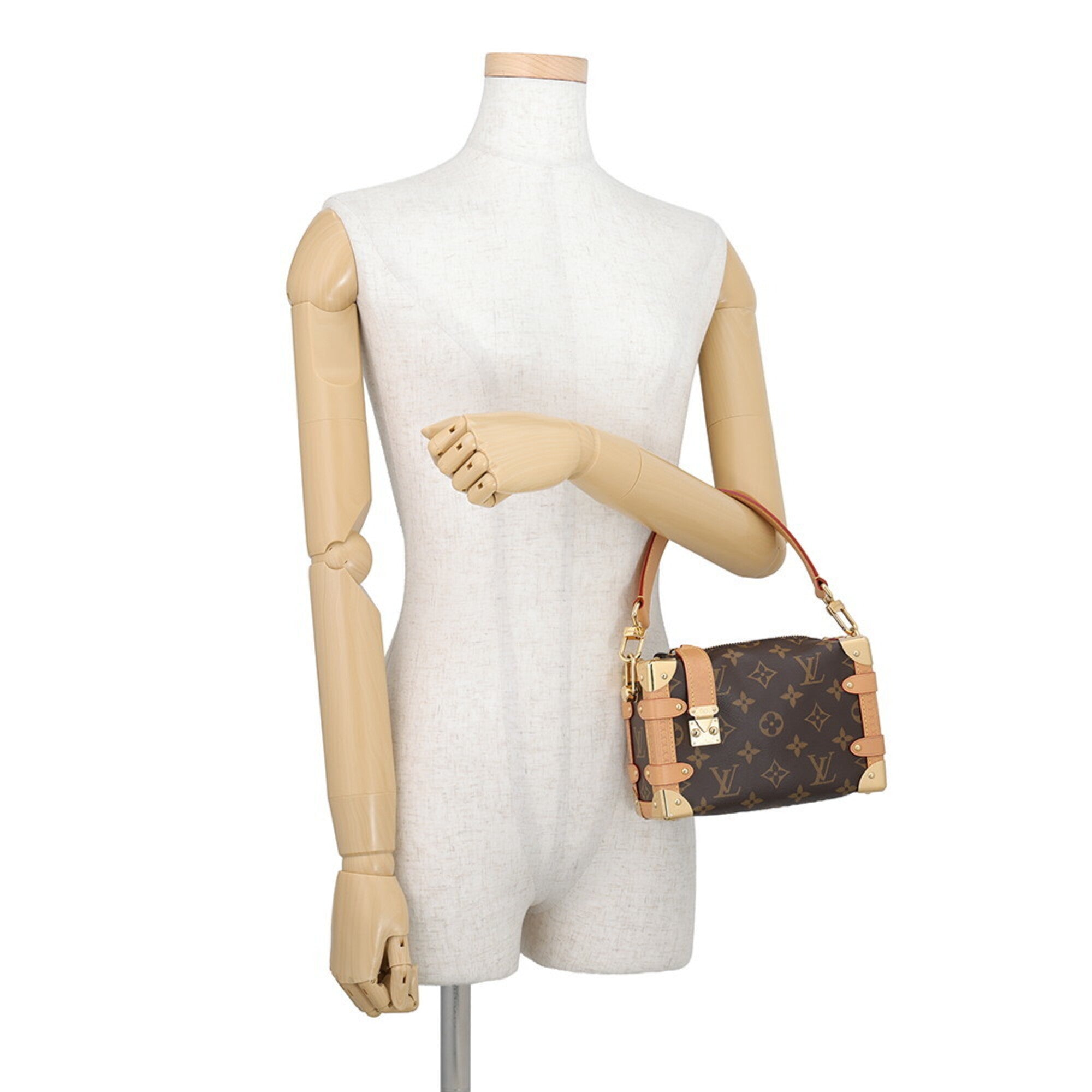 Louis Vuitton Brown Monogram Handbag Shoulder Bag (Pre-Owned)