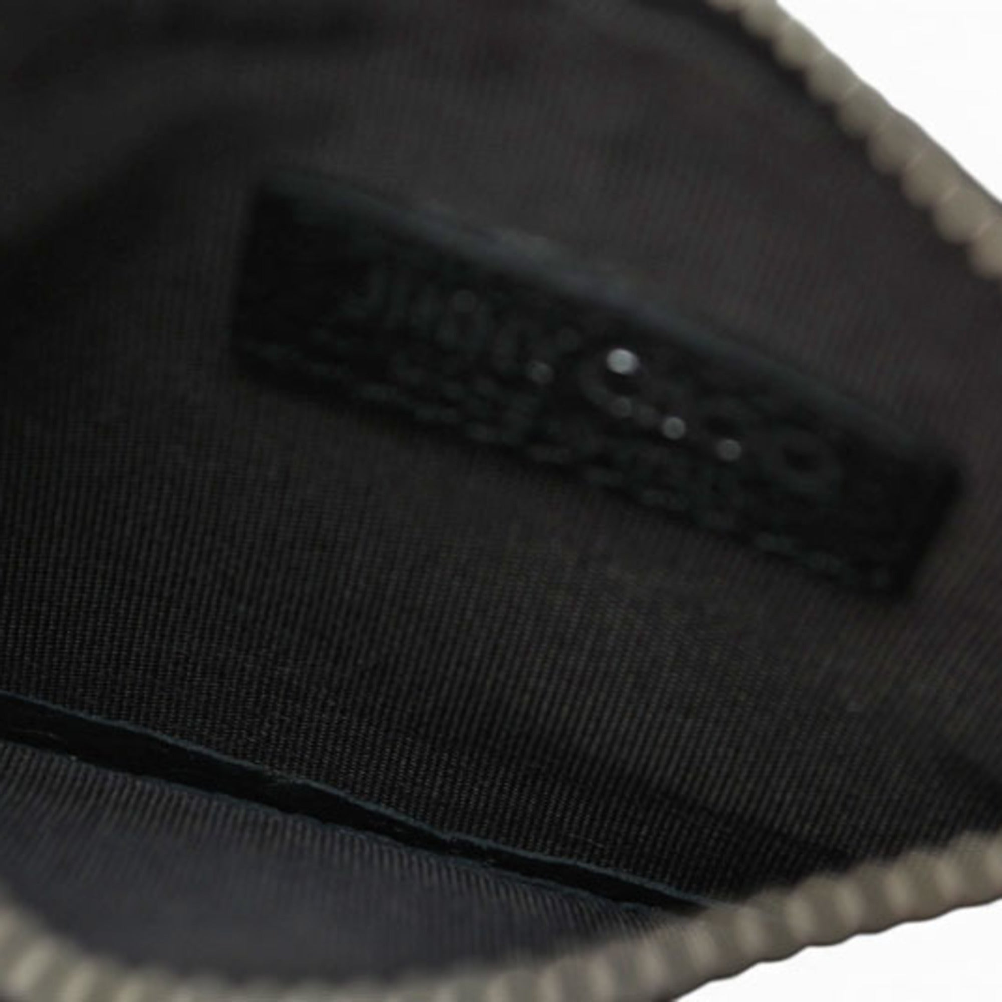 Jimmy Choo Black Leather Coin Purse/Coin Case (Pre-Owned)