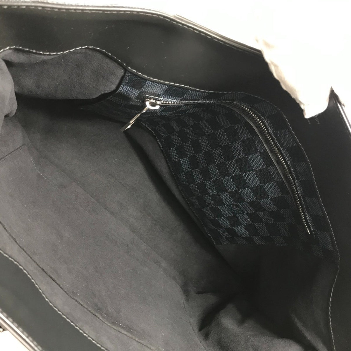 Louis Vuitton Damier Cobalt Black Navy Shoulder Bag Tote Bag (Pre-Owned)
