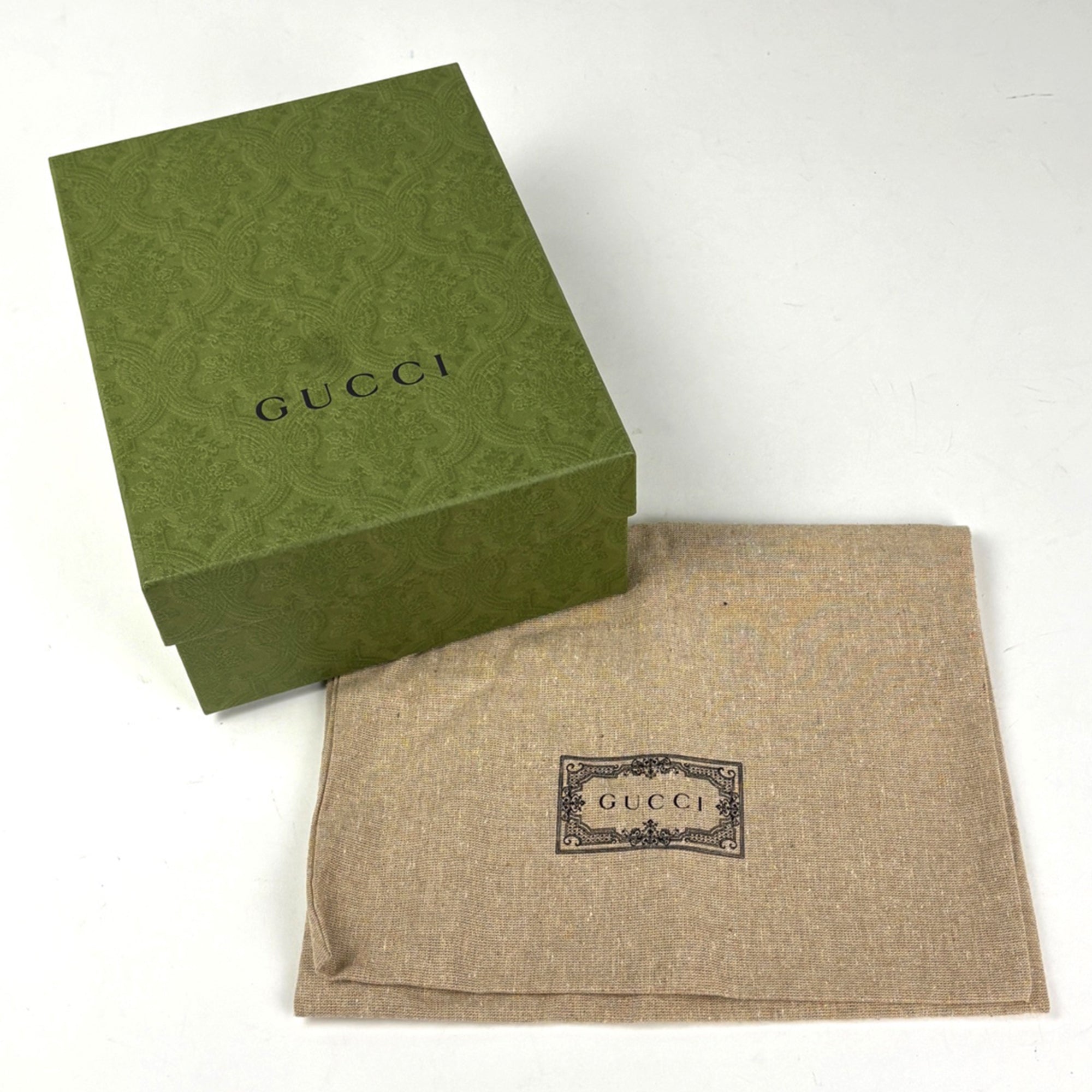 Gucci Brown Coated Canvas Leather Shoulder Bag (Pre-Owned)