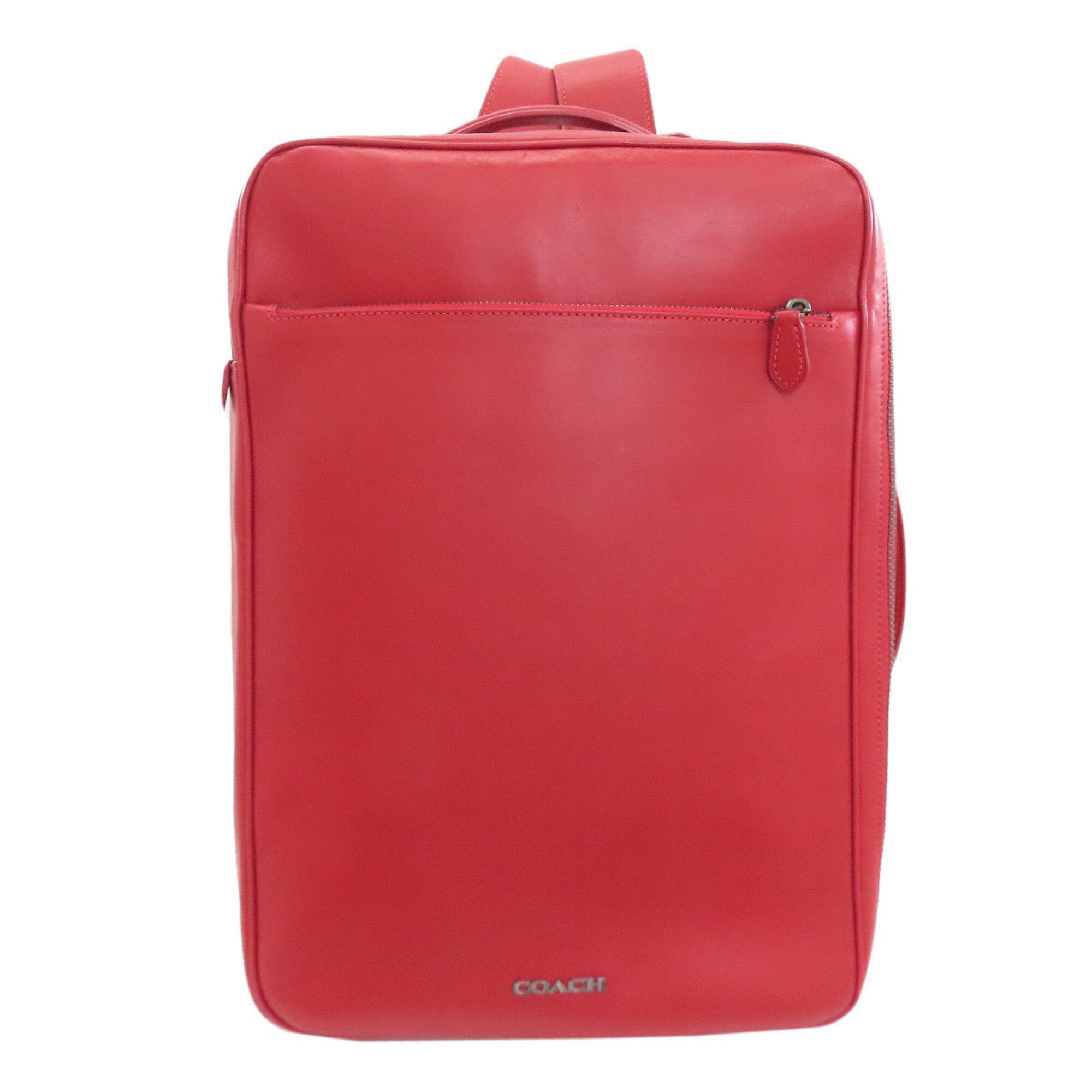 Coach Red Color Leather (Pre-Owned)