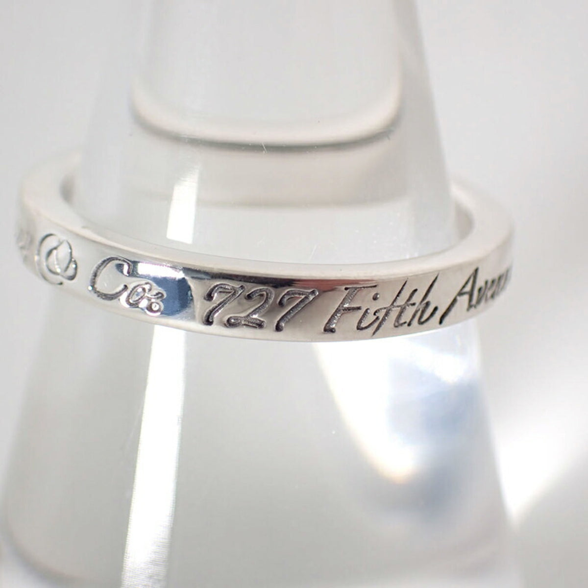Tiffany Sterling Silver 925 Band Ring (Pre-Owned)