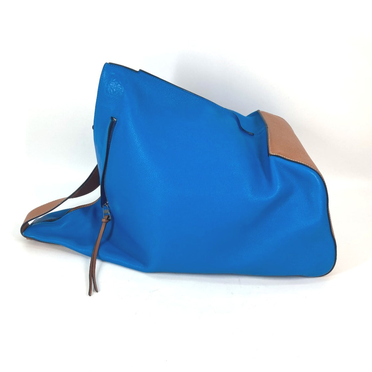 Loewe Blue Leather Shoulder Bag (Pre-Owned)