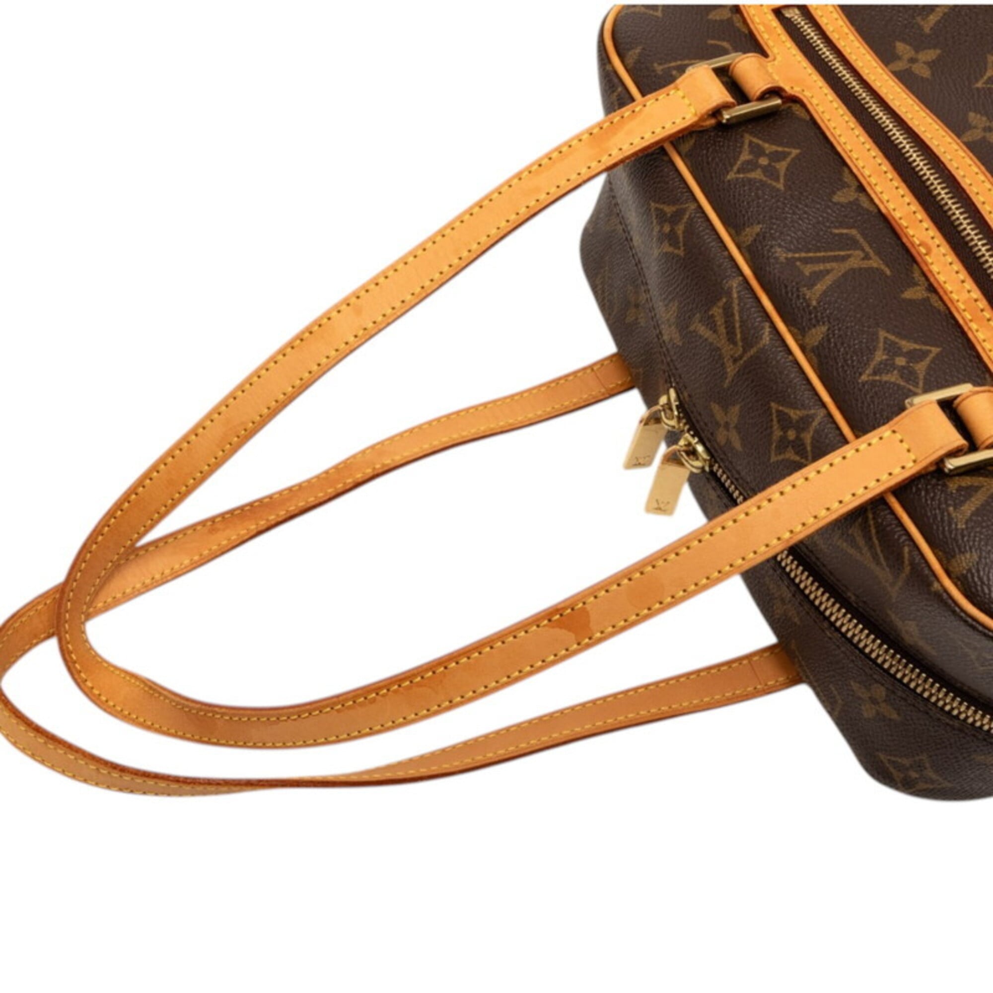 Louis Vuitton Monogram Brown Pvc Leather Handbag Shoulder Bag (Pre-Owned)