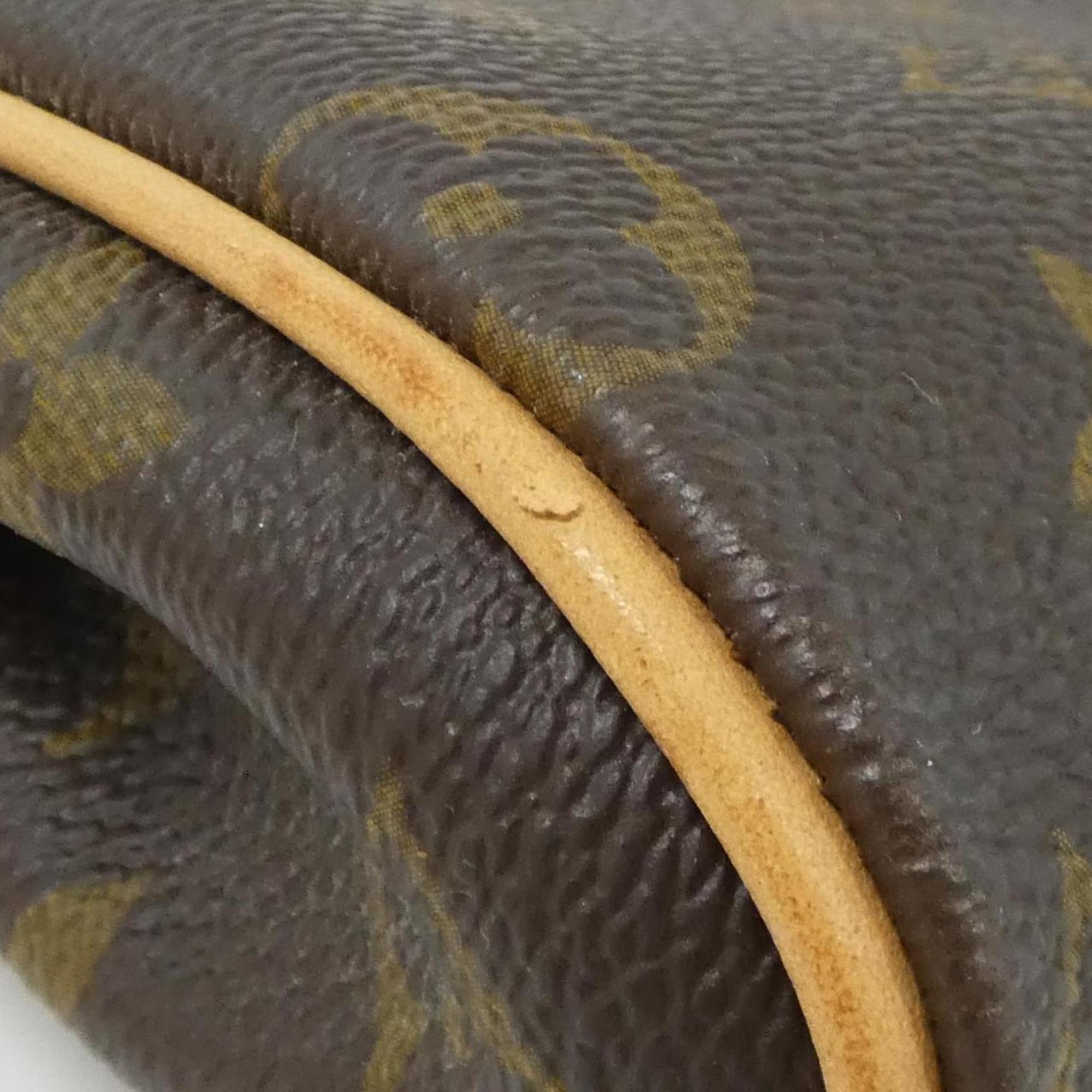 Louis Vuitton Brown Coated Canvas Shoulder Bag (Pre-Owned)