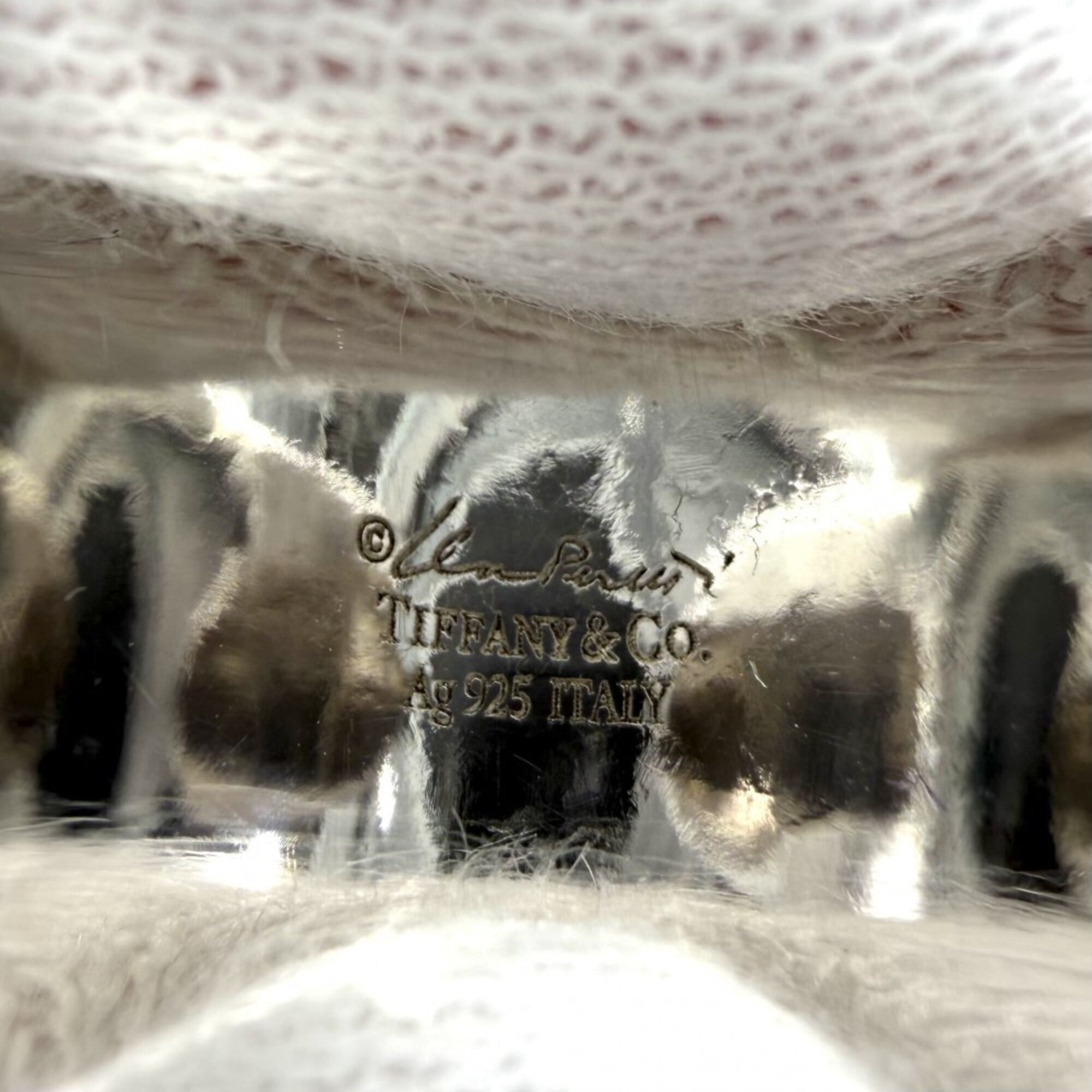 Tiffany Silver 925 Band Ring (Pre-Owned)