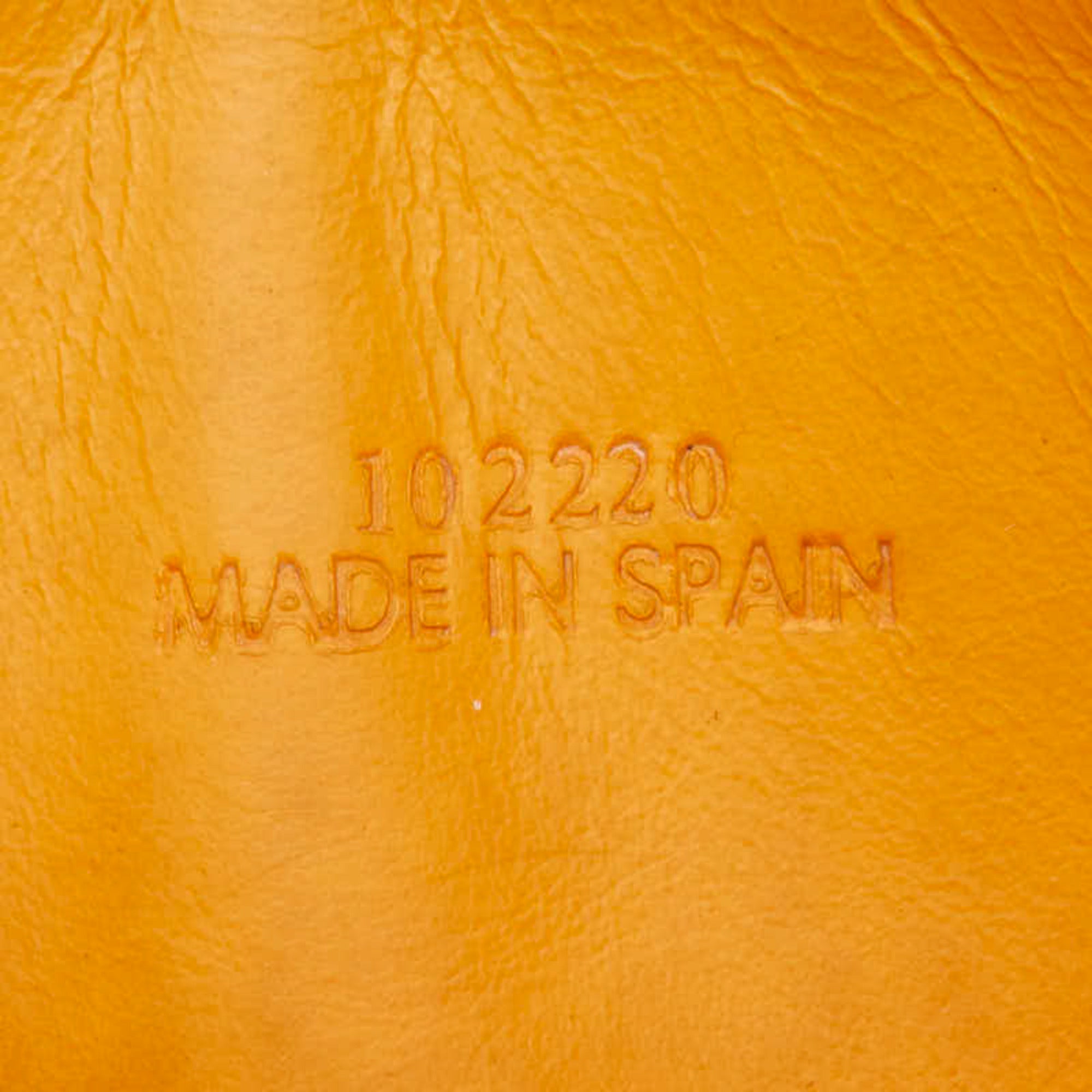Loewe Orange Yellow Leather Coin Purse/Coin Case (Pre-Owned)
