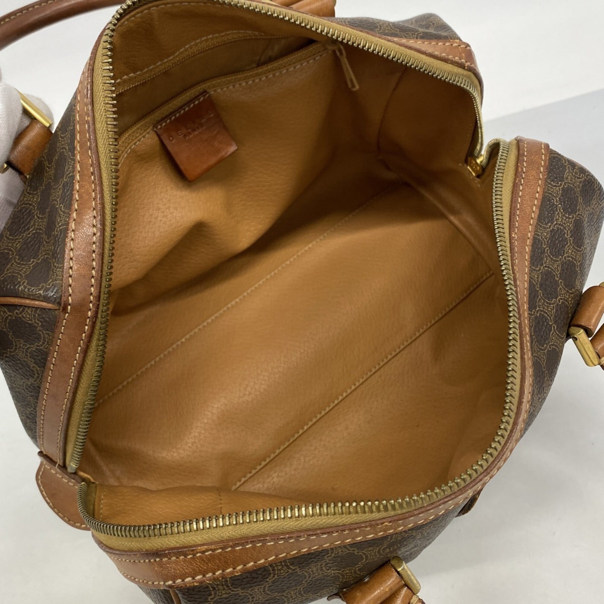 Celine Brown Pvc Handbag (Pre-Owned)