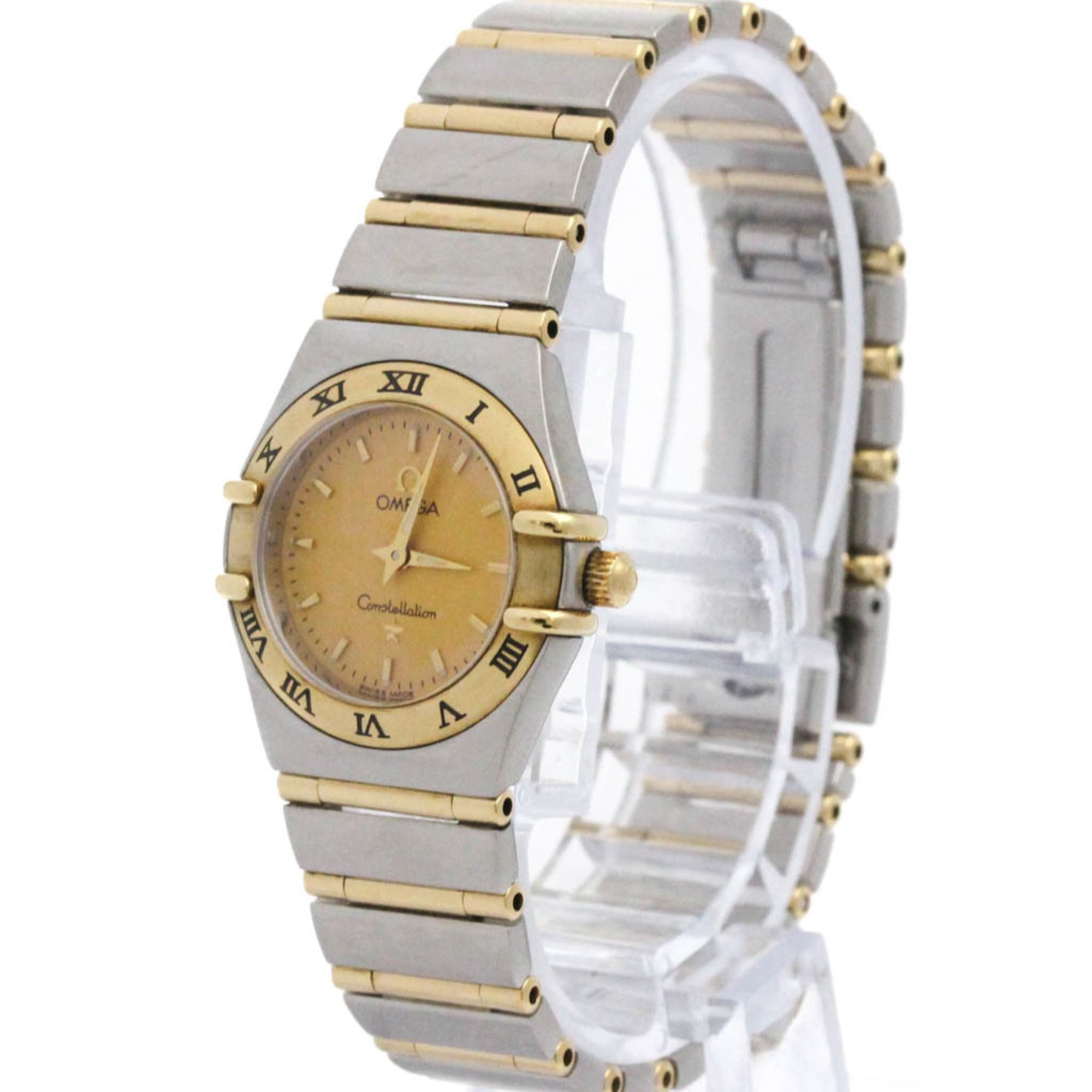 Omega Constellation Quartz Watch Stainless Steel And Yellow Gold Watch (Pre-Owned)