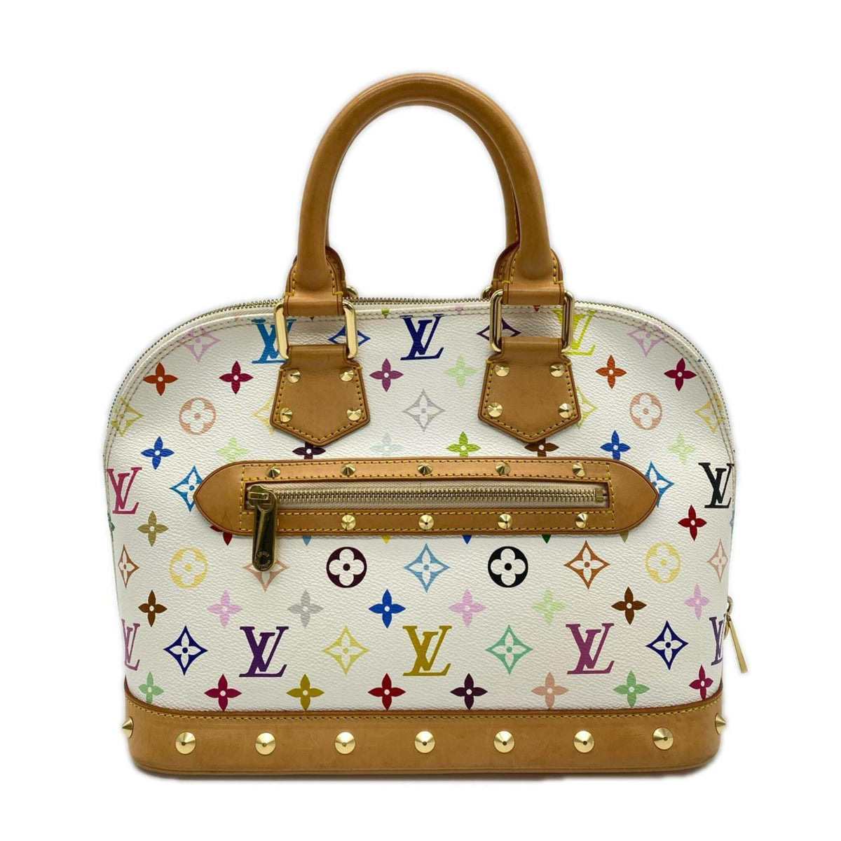 Louis Vuitton Monogram Multicolore Multi-Color Coated Canvas Leather Handbag (Pre-Owned)