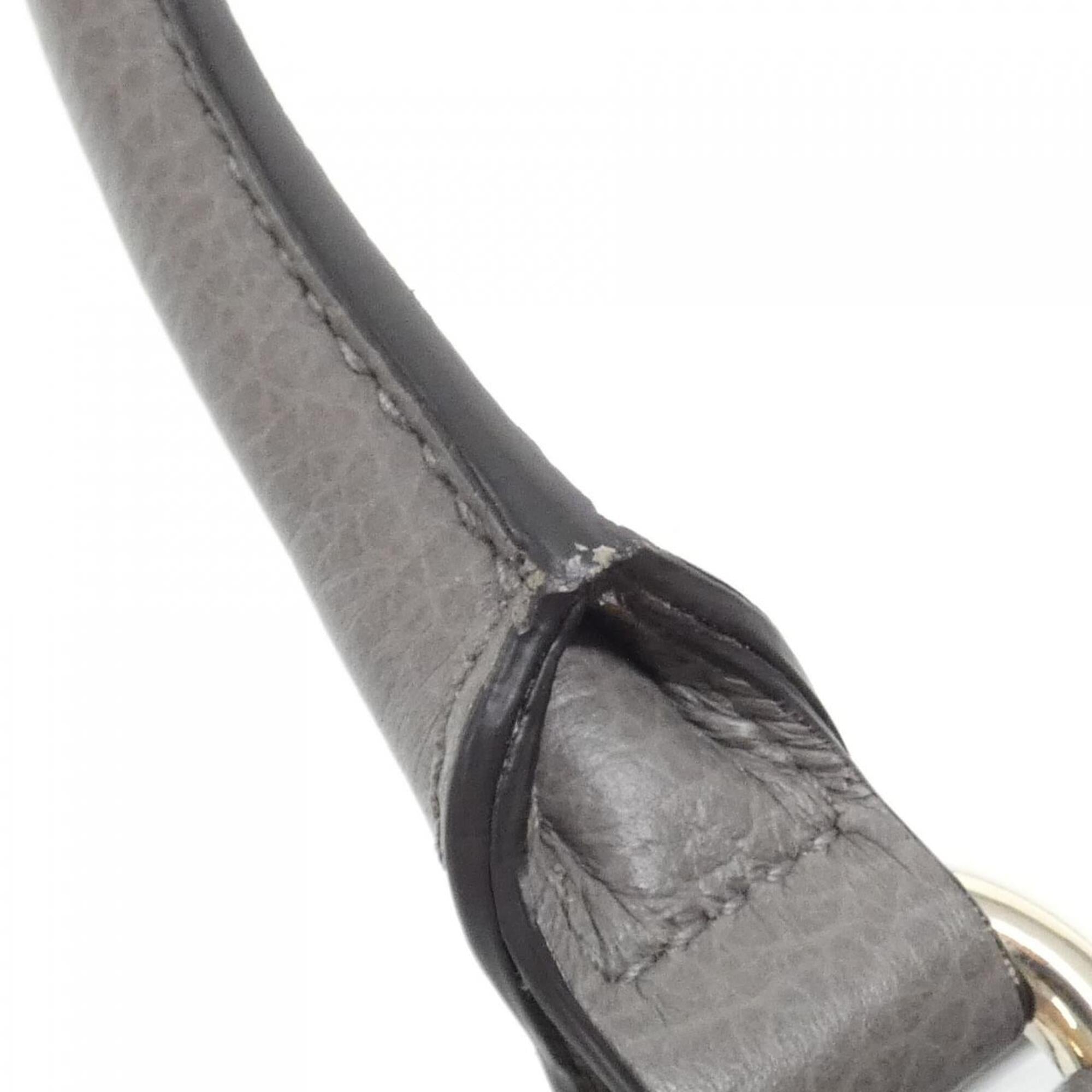 Gucci Gray Leather Handbag (Pre-Owned)