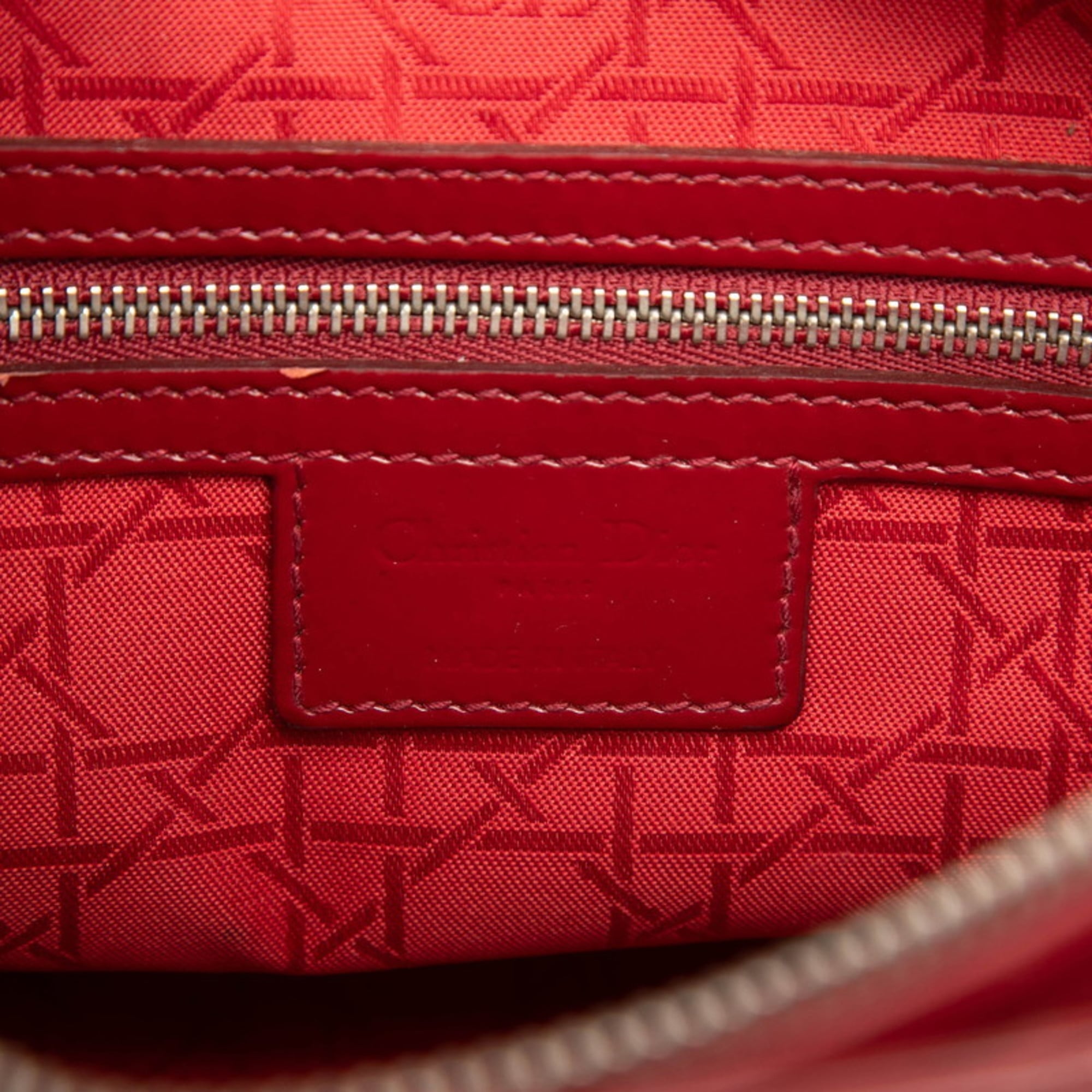 Christian Dior Red Color Handbag Shoulder Bag (Pre-Owned)