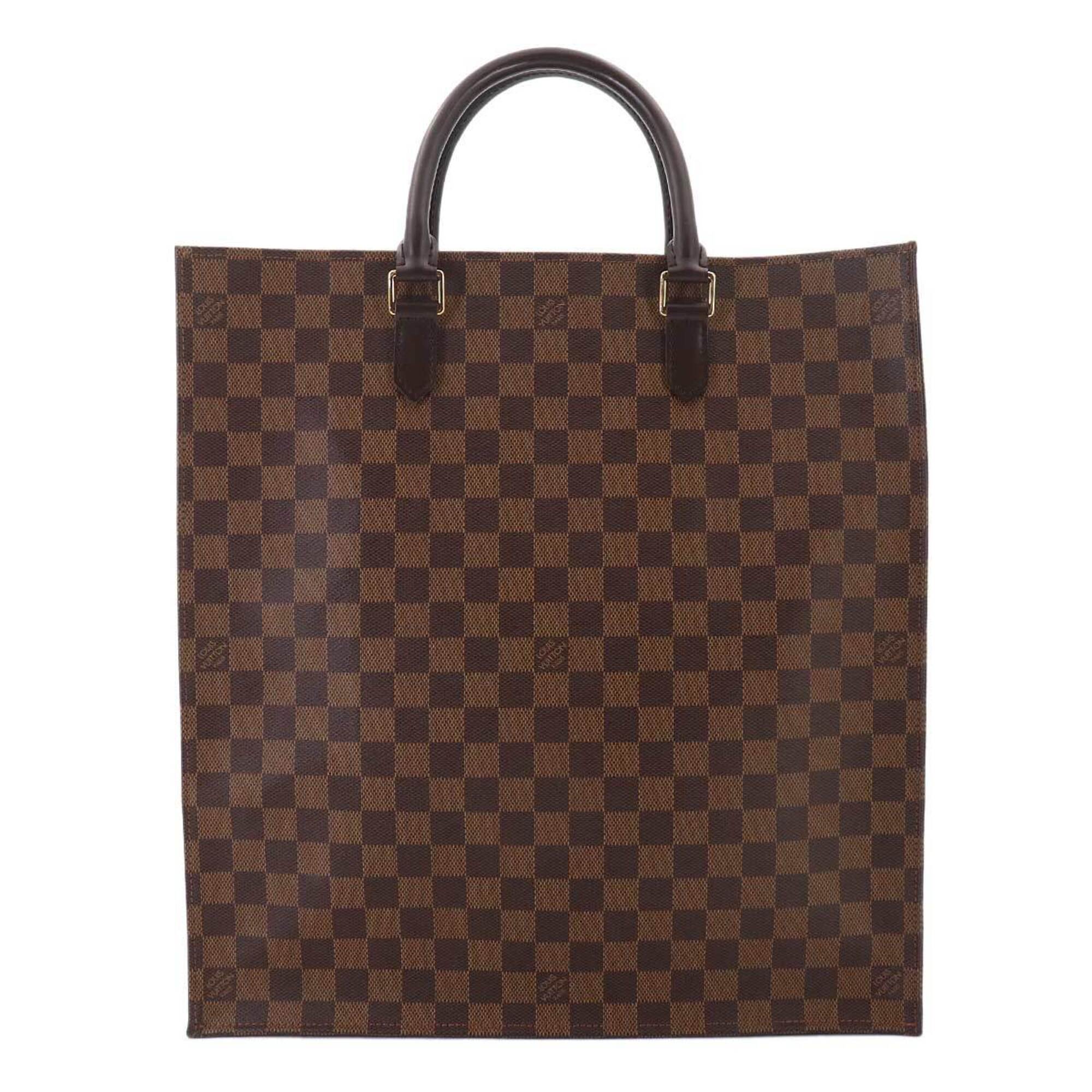 Louis Vuitton Brown Damier Canvas Ebene Damier Canvas Handbag Tote Bag (Pre-Owned)