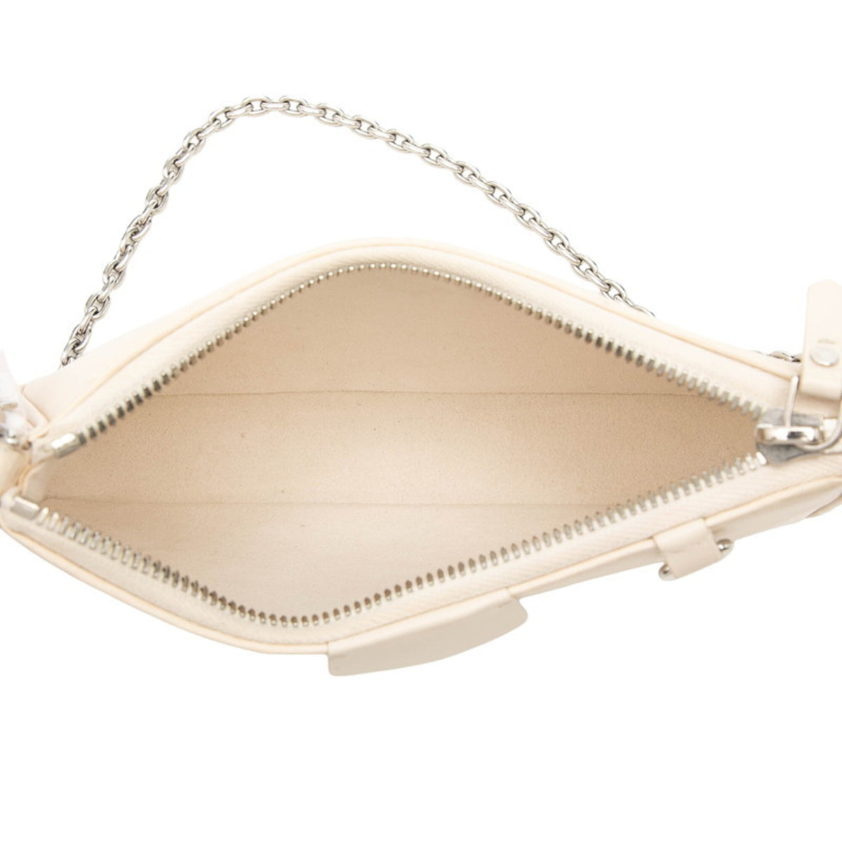 Louis Vuitton Beige Leather Handbag Shoulder Bag (Pre-Owned)