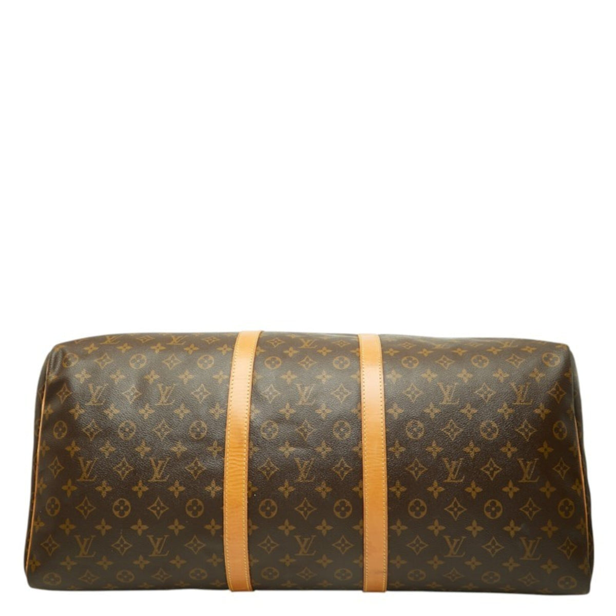 Louis Vuitton Brown Pvc Leather Boston Bag (Pre-Owned)