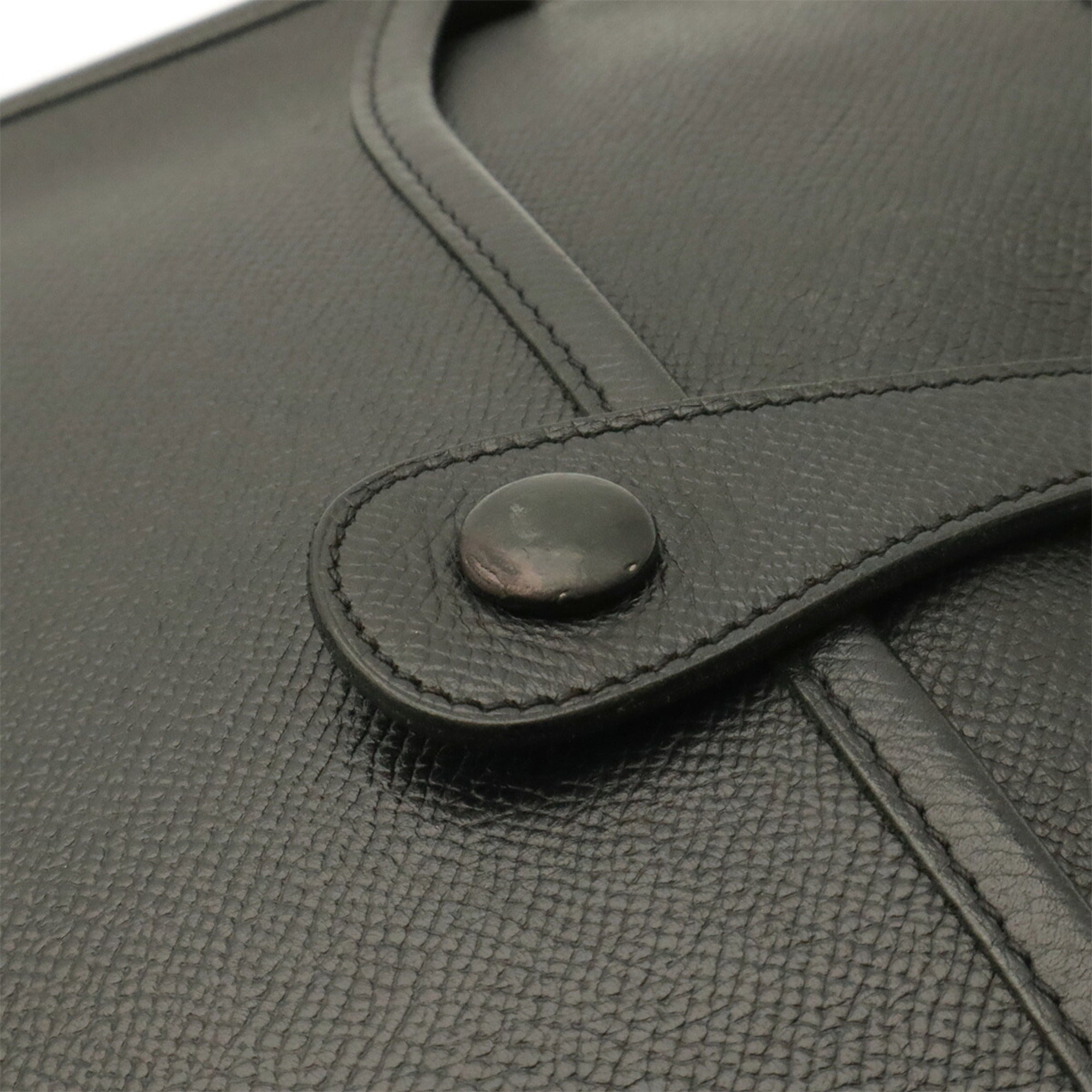 Hermes Black Epsom Leather Shoulder Bag (Pre-Owned)