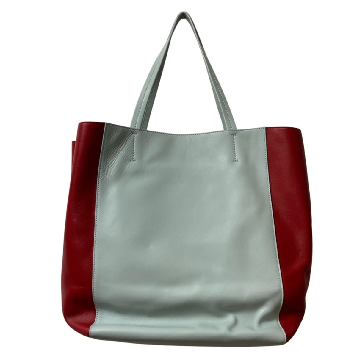Celine Light Blue Red Color Tote Bag (Pre-Owned)