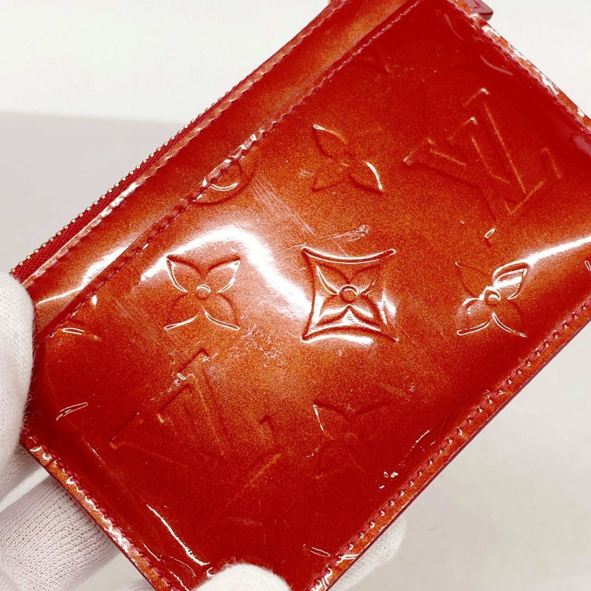 Louis Vuitton Rouge Grenadine Coin Purse/Coin Case (Pre-Owned)