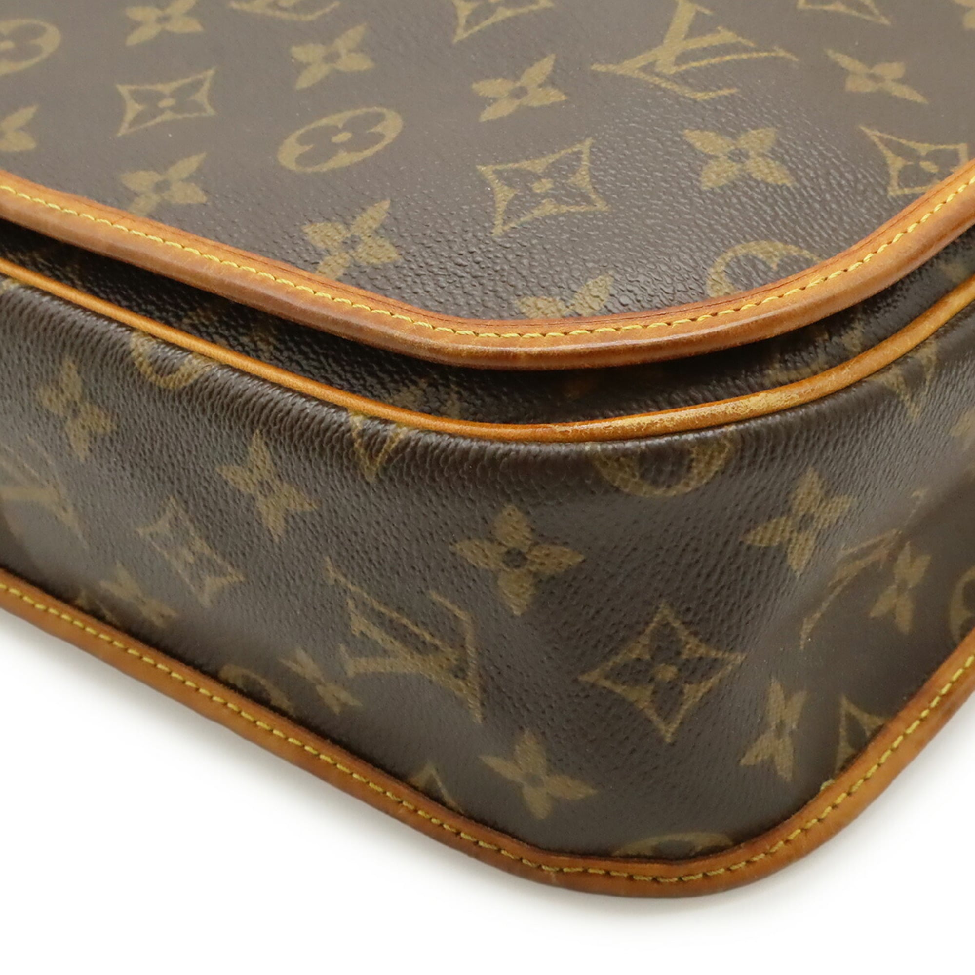 Louis Vuitton Brown Monogram Canvas Pvc Coated Canvas Handbag Shoulder Bag (Pre-Owned)