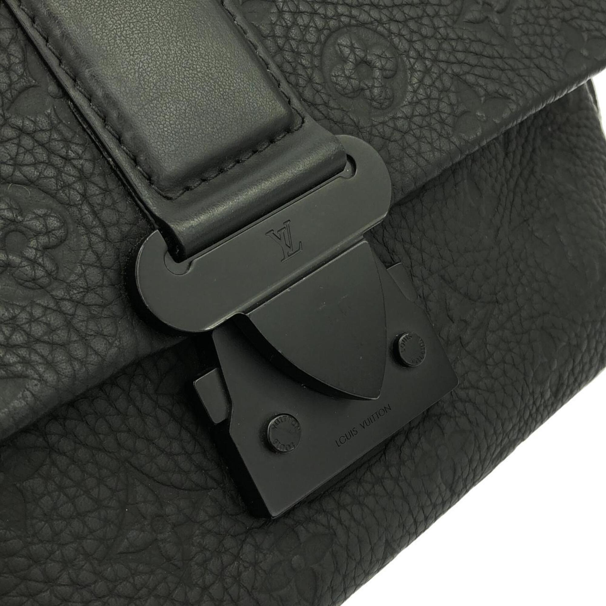 Louis Vuitton Taurillon Black Leather Shoulder Bag (Pre-Owned)