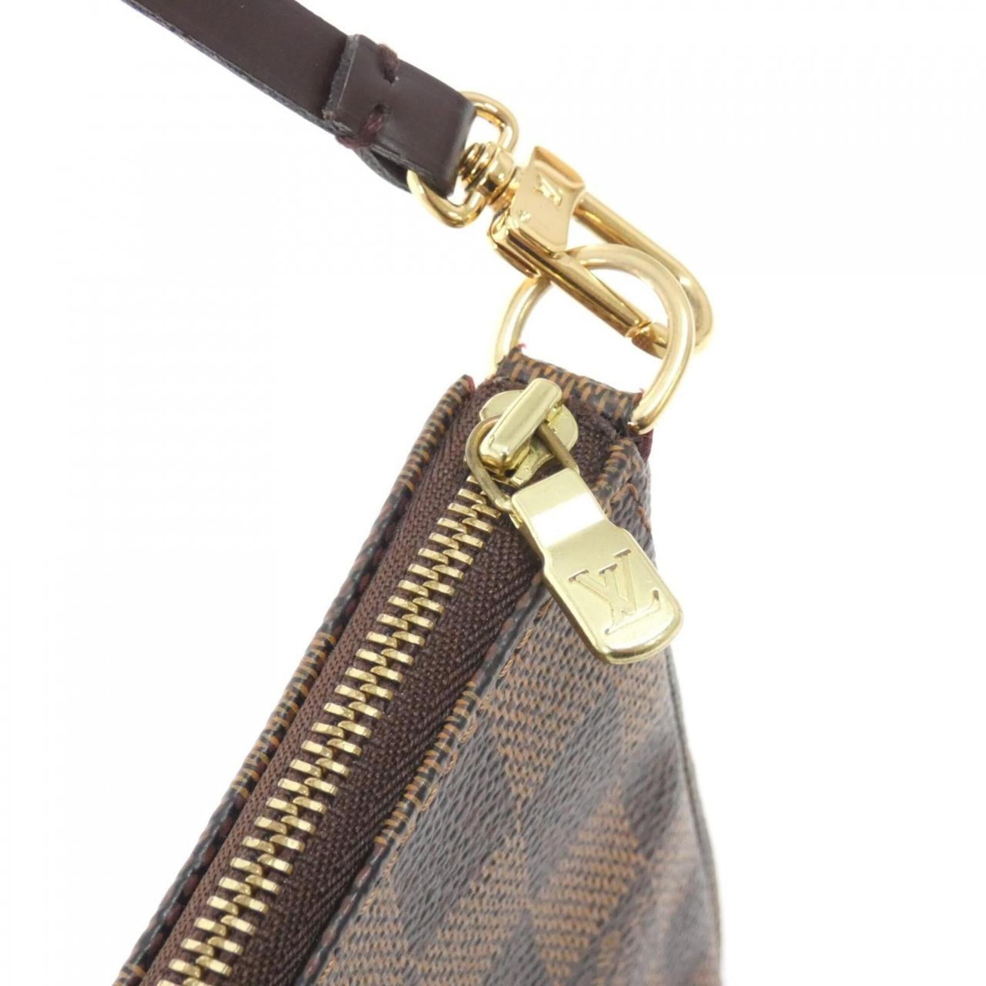 Louis Vuitton Ebene Coated Canvas Pochette Pouch (Pre-Owned)