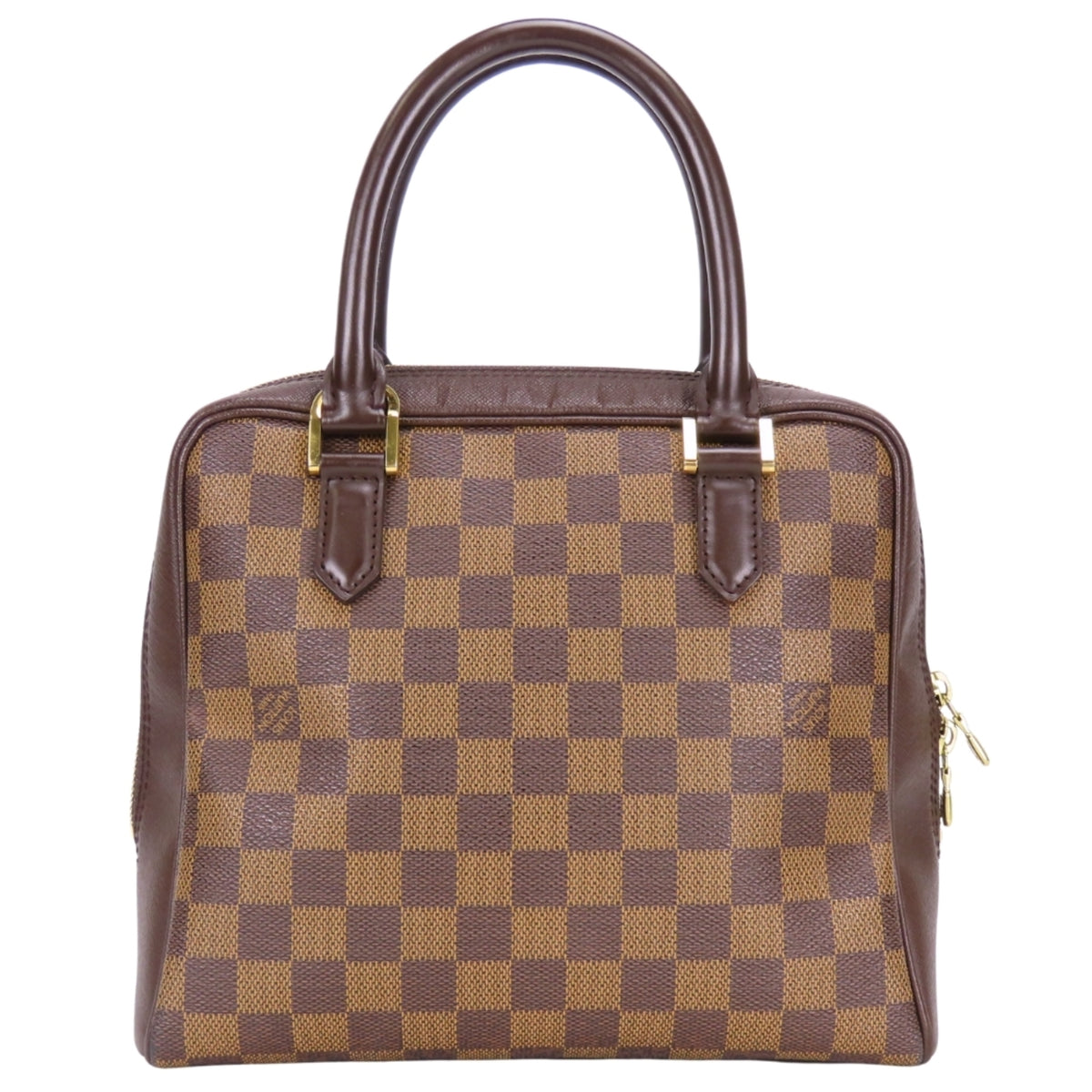 Louis Vuitton Brown Damier Canvas Ebene Damier Canvas Leather Handbag (Pre-Owned)
