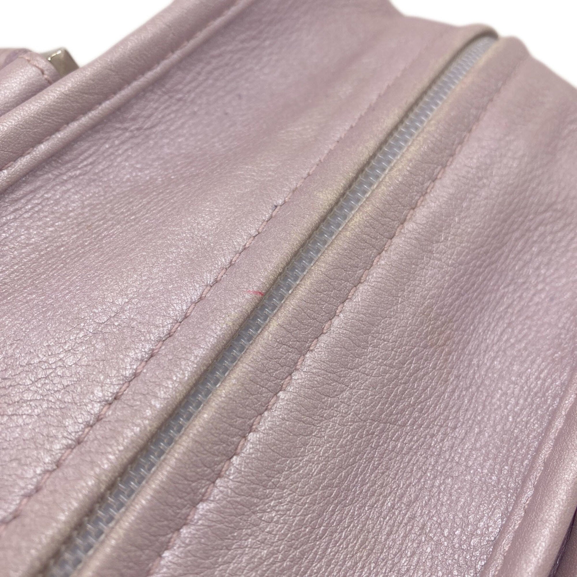 Loewe Purple Leather Handbag (Pre-Owned)