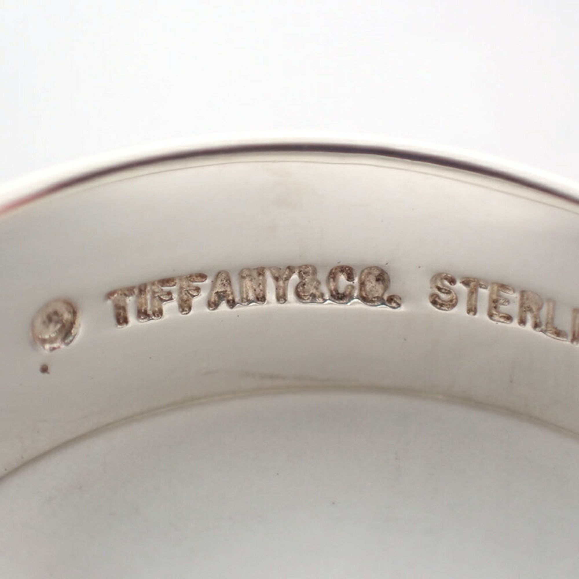 Tiffany Sterling Silver 925 Band Ring (Pre-Owned)
