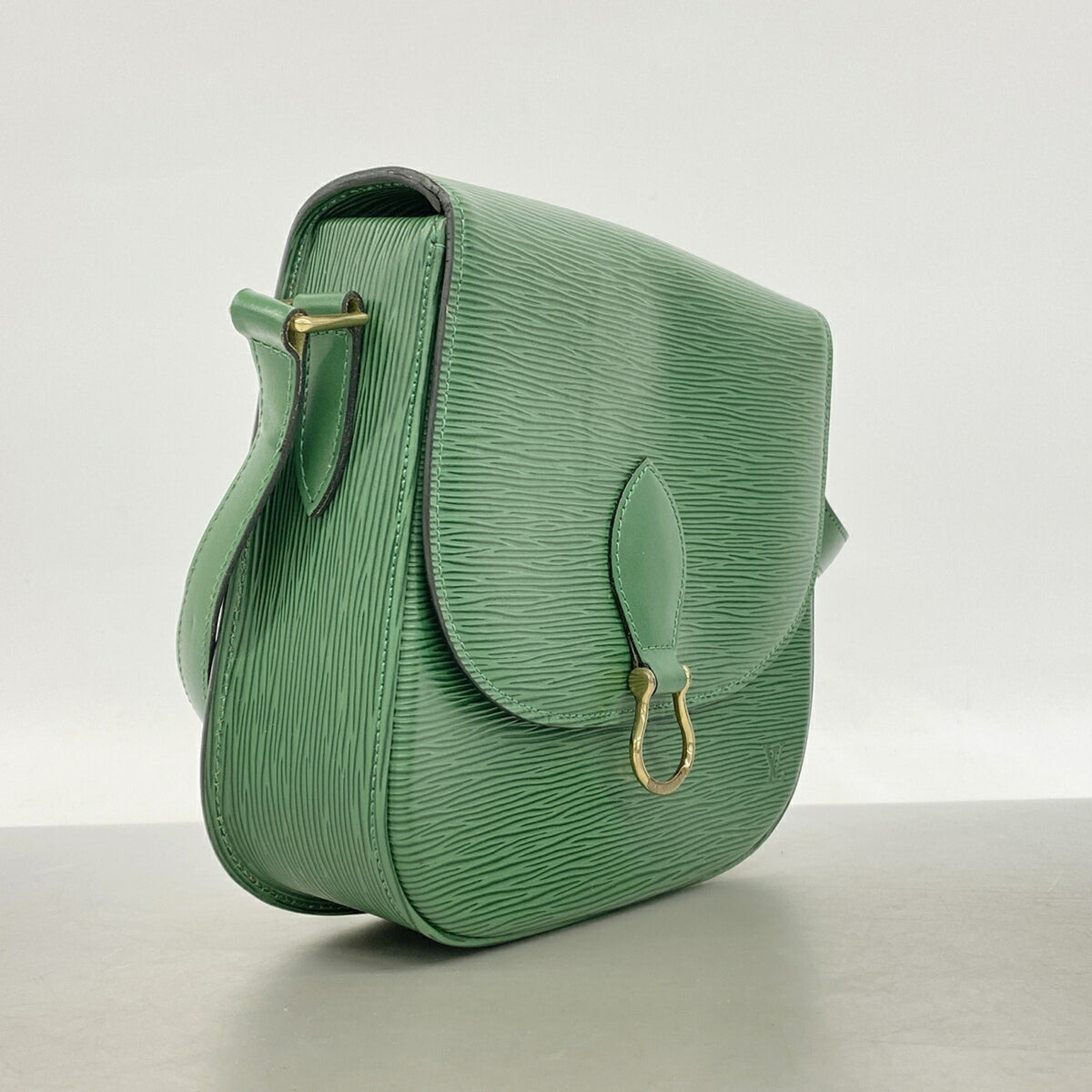 Louis Vuitton Borneo Green Shoulder Bag (Pre-Owned)