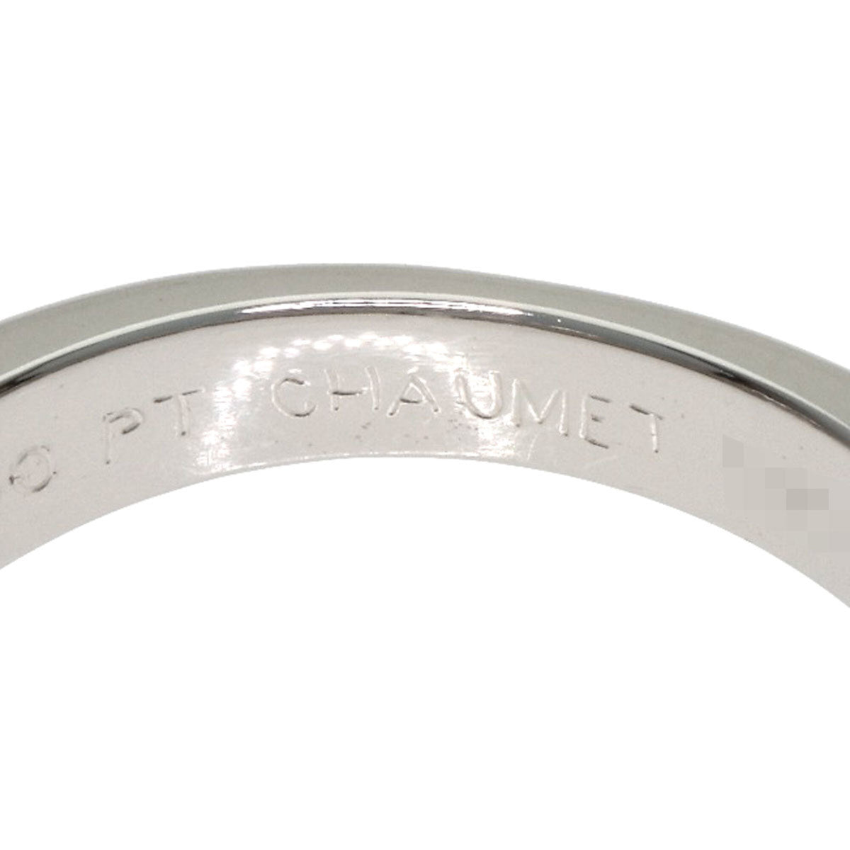 Chaumet Platinum Platinum 950 Band Ring (Pre-Owned)