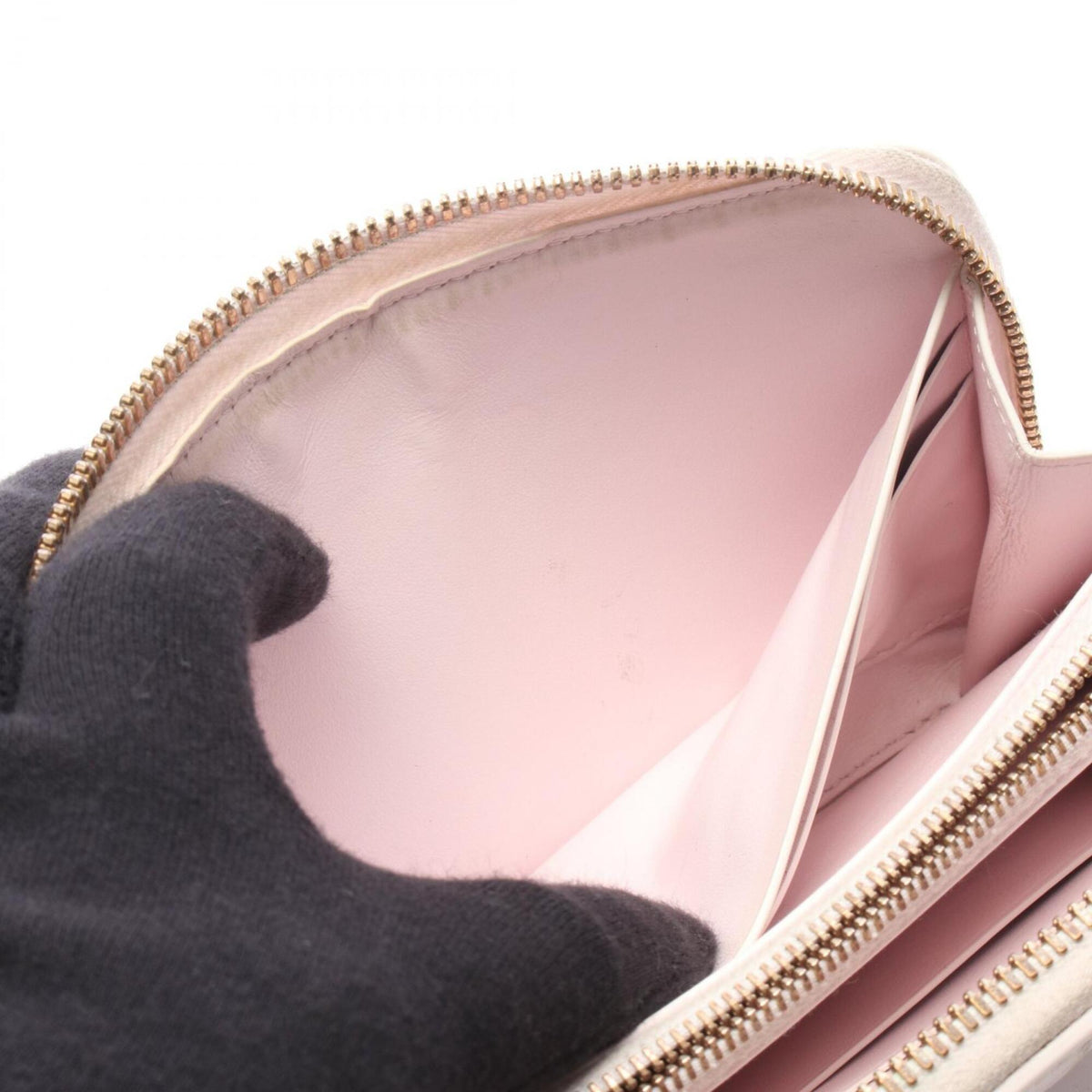 Bottega Veneta Pink Intrecciato Long Wallet (Bi-Fold) (Pre-Owned)
