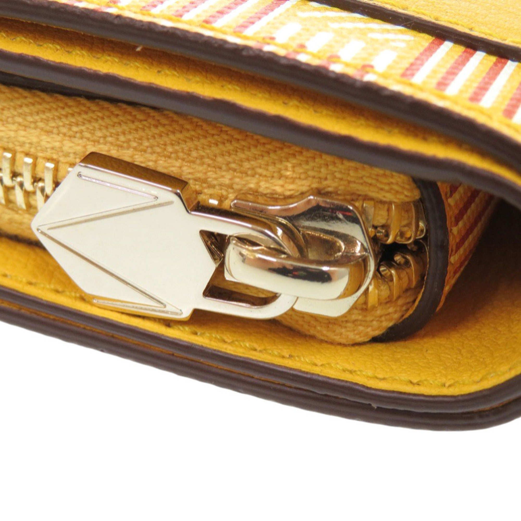Moreau Gold Yellow Leather Wallet (Bi-Fold) (Pre-Owned)