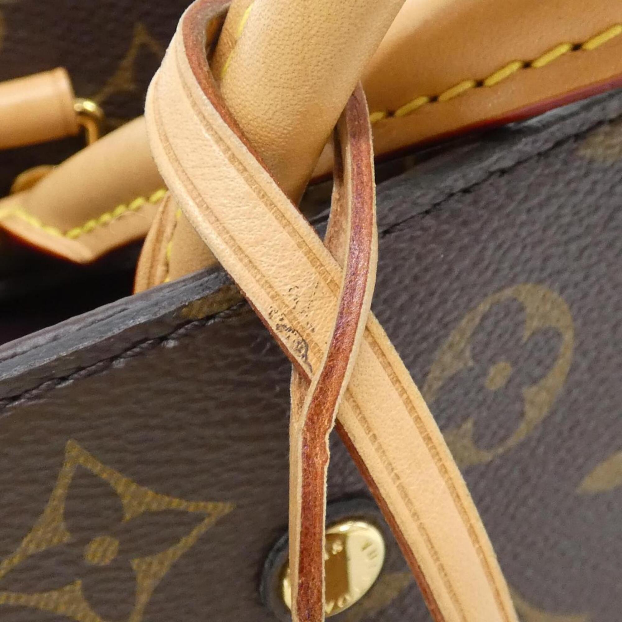 Louis Vuitton Marron Coated Canvas Handbag (Pre-Owned)