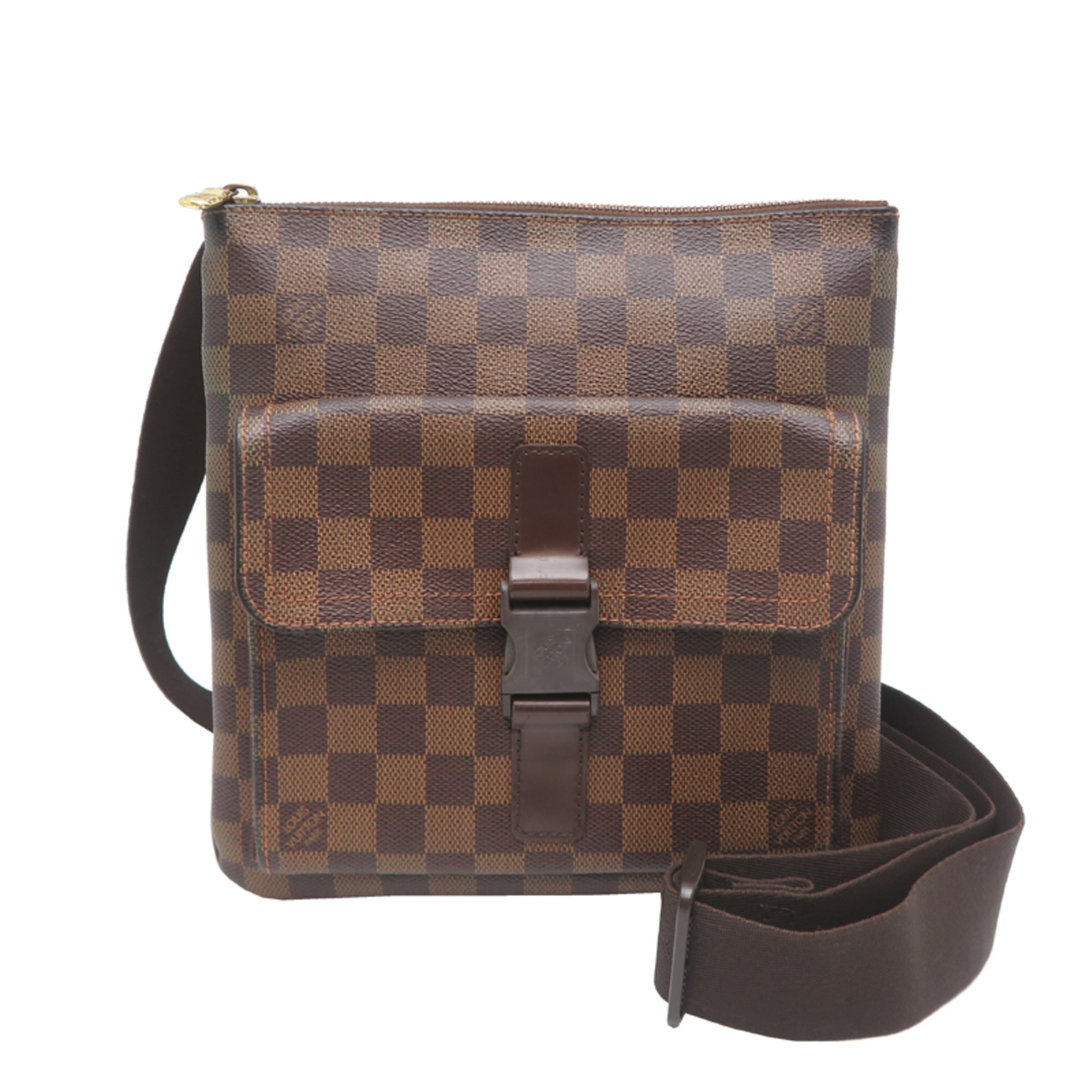 Louis Vuitton Brown Damier Azur Pochette Shoulder Bag (Pre-Owned)