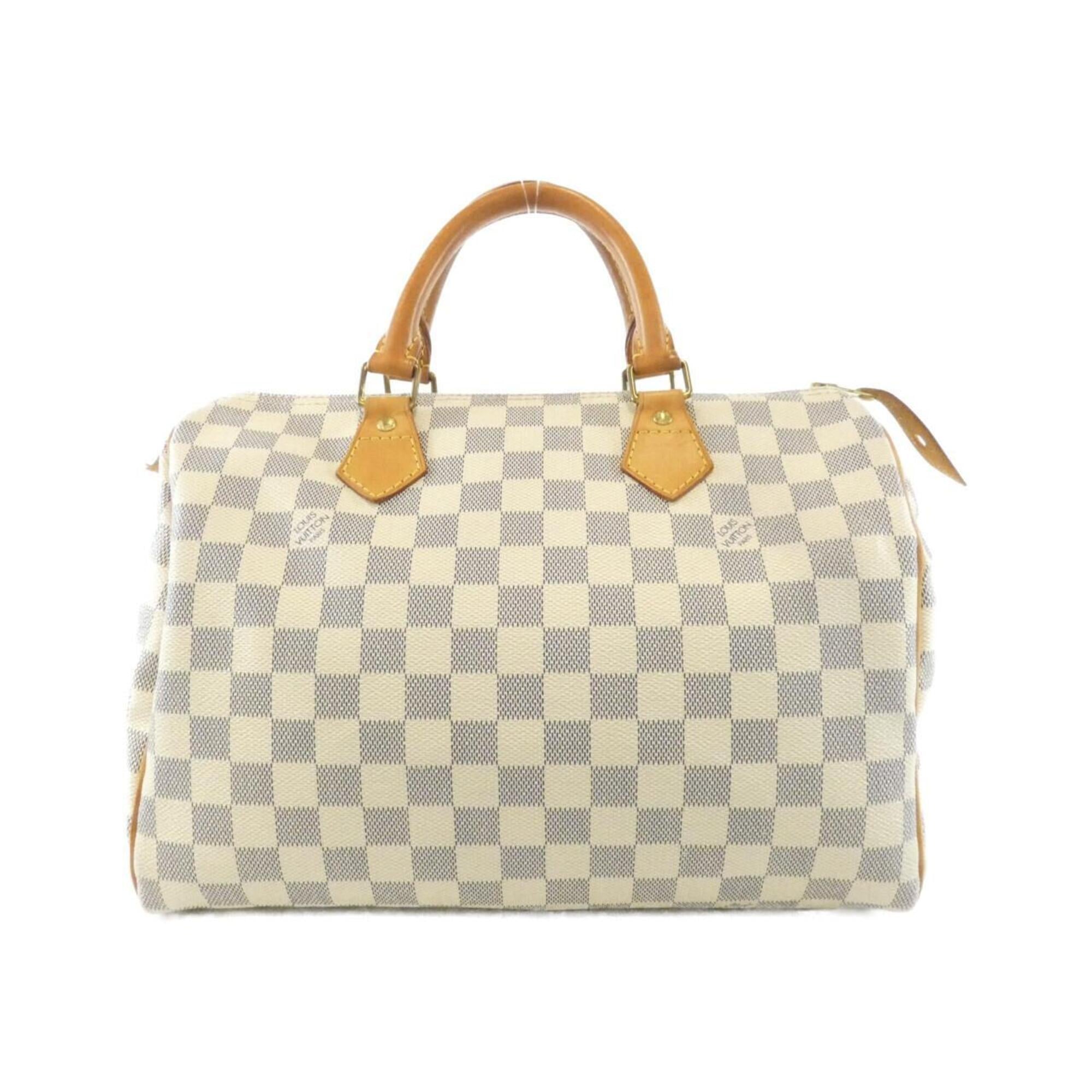 Louis Vuitton Azur Coated Canvas Boston Bag (Pre-Owned)