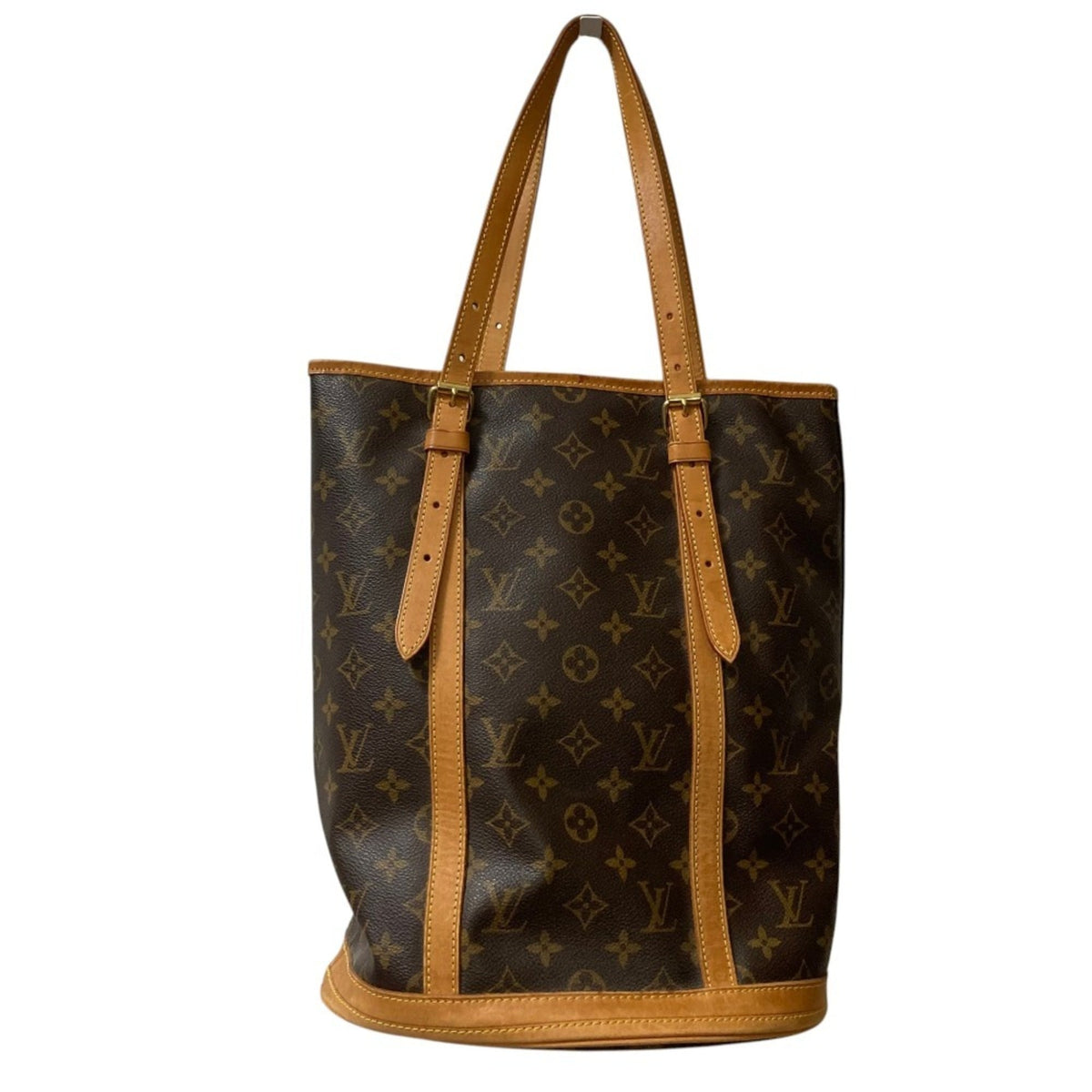 Louis Vuitton Monogram Beige Brown Monogram Tote Bag (Pre-Owned)