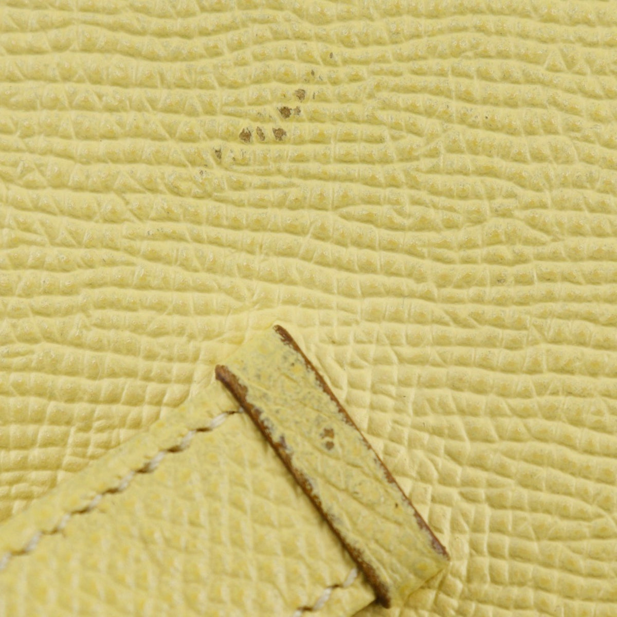 Hermes Yellow Epsom Leather Long Wallet (Bi-Fold) (Pre-Owned)