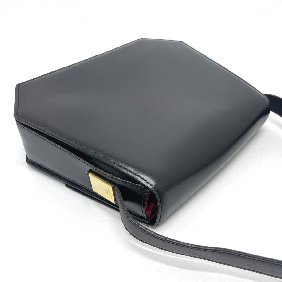 Celine Black Leather Shoulder Bag (Pre-Owned)