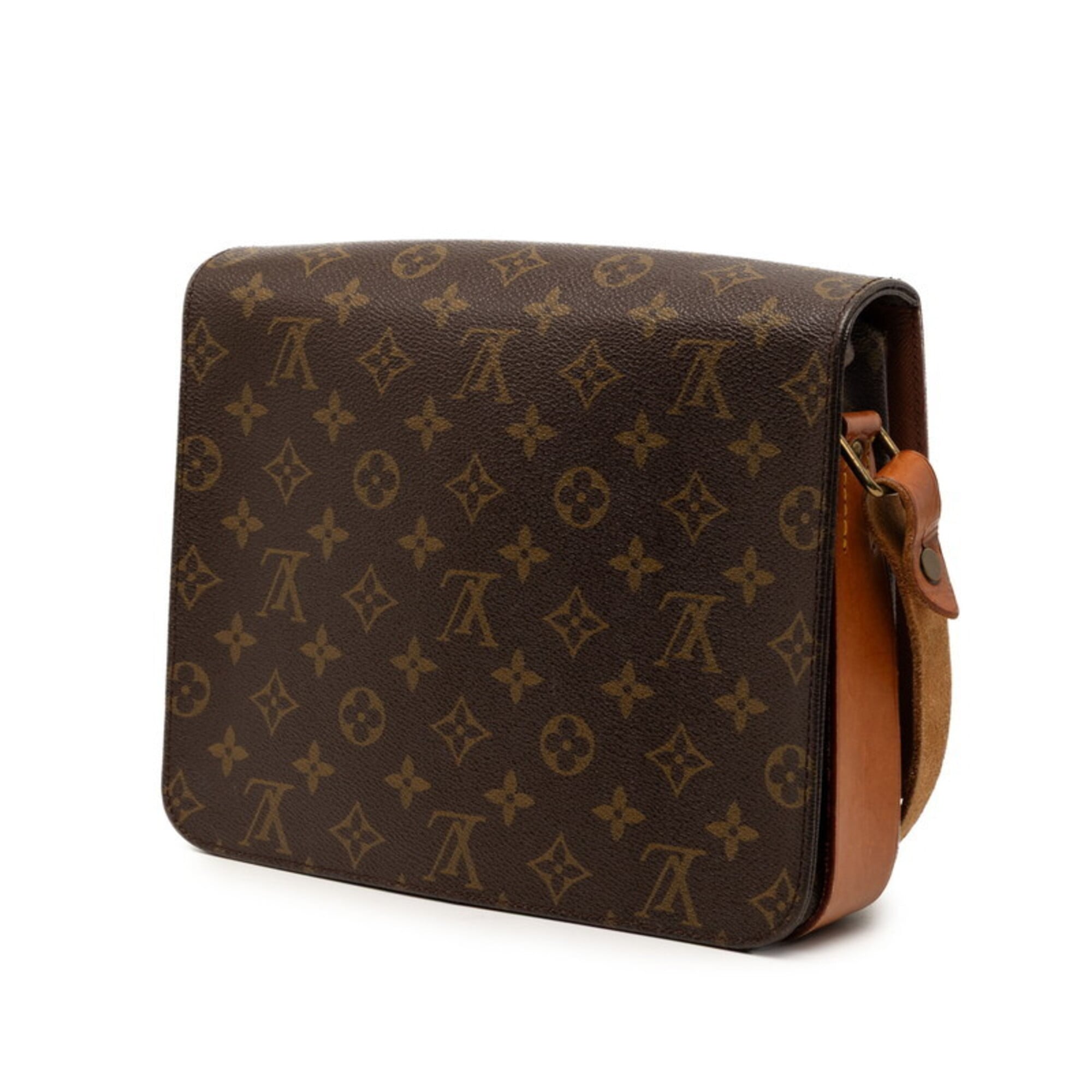 Louis Vuitton Brown Pvc Leather Shoulder Bag (Pre-Owned)