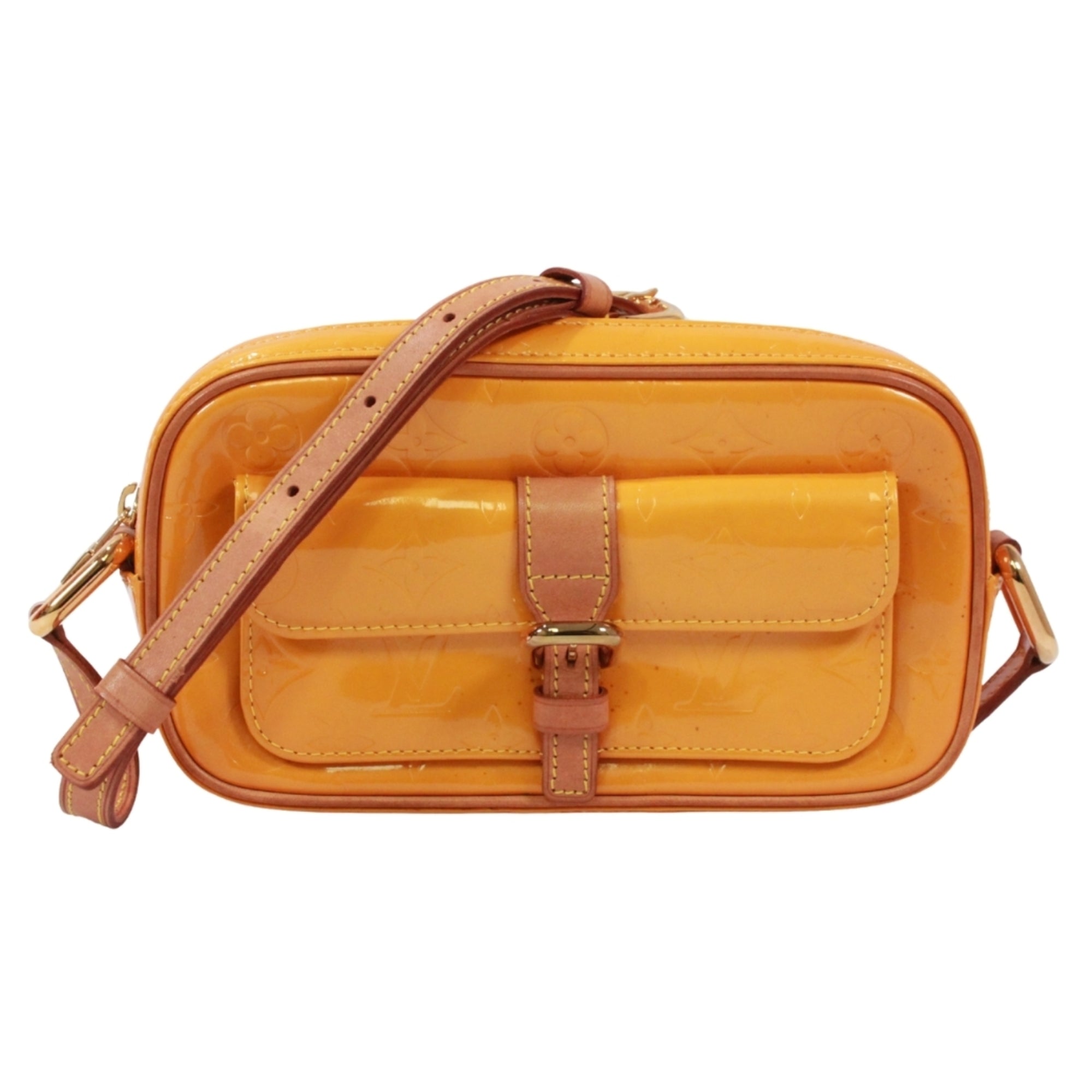 Louis Vuitton Jaune Monogram Vernis Shoulder Bag (Pre-Owned)