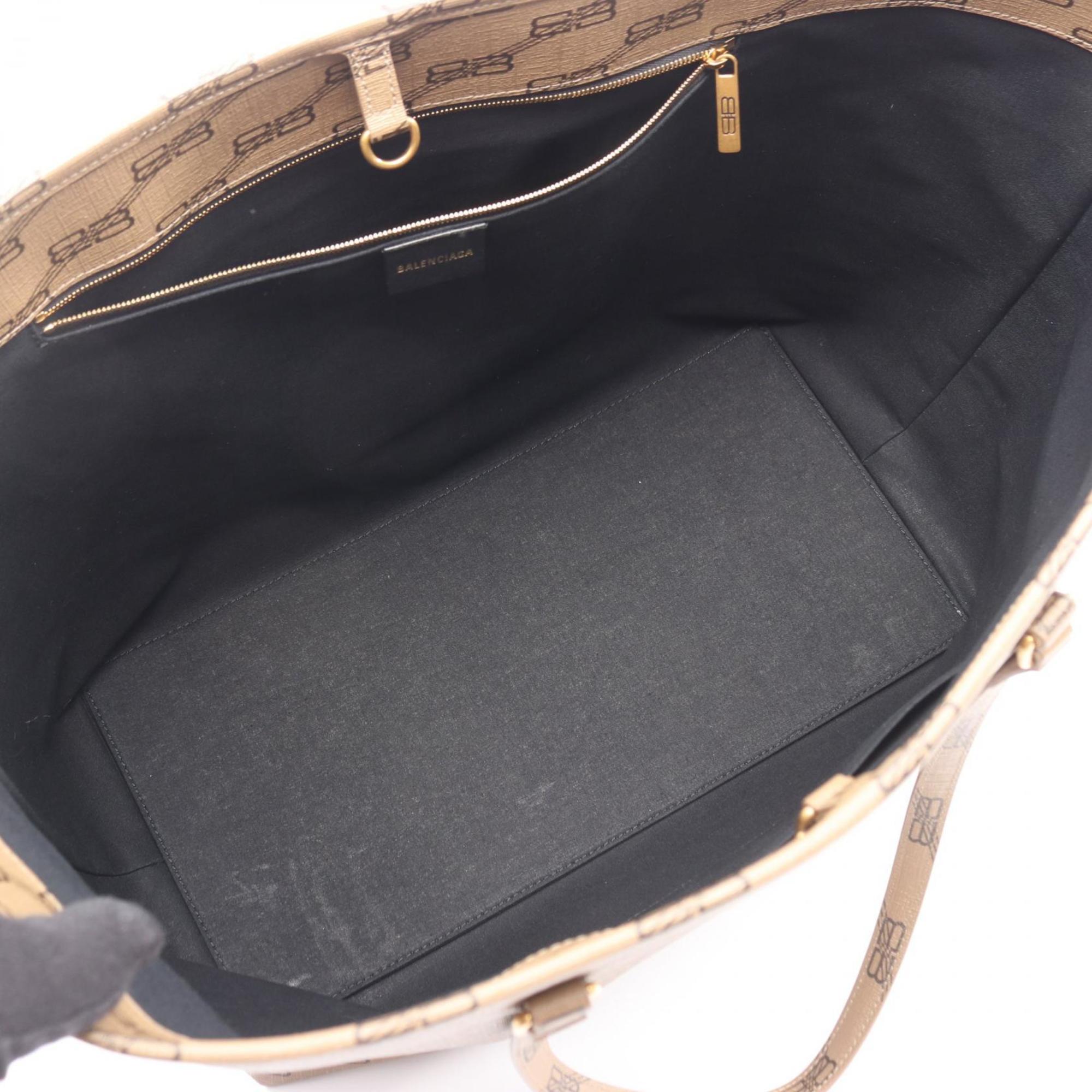 Balenciaga Gray Coated Canvas Tote Bag (Pre-Owned)