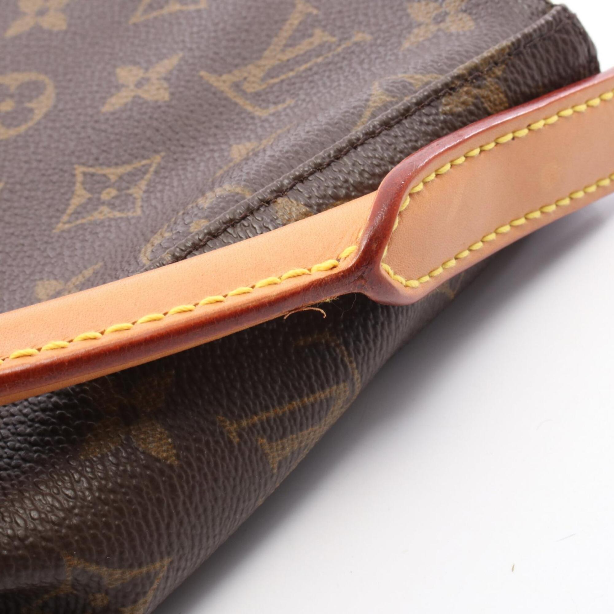 Louis Vuitton Brown Coated Canvas Pvc Monogram Leather Handbag Shoulder Bag (Pre-Owned)