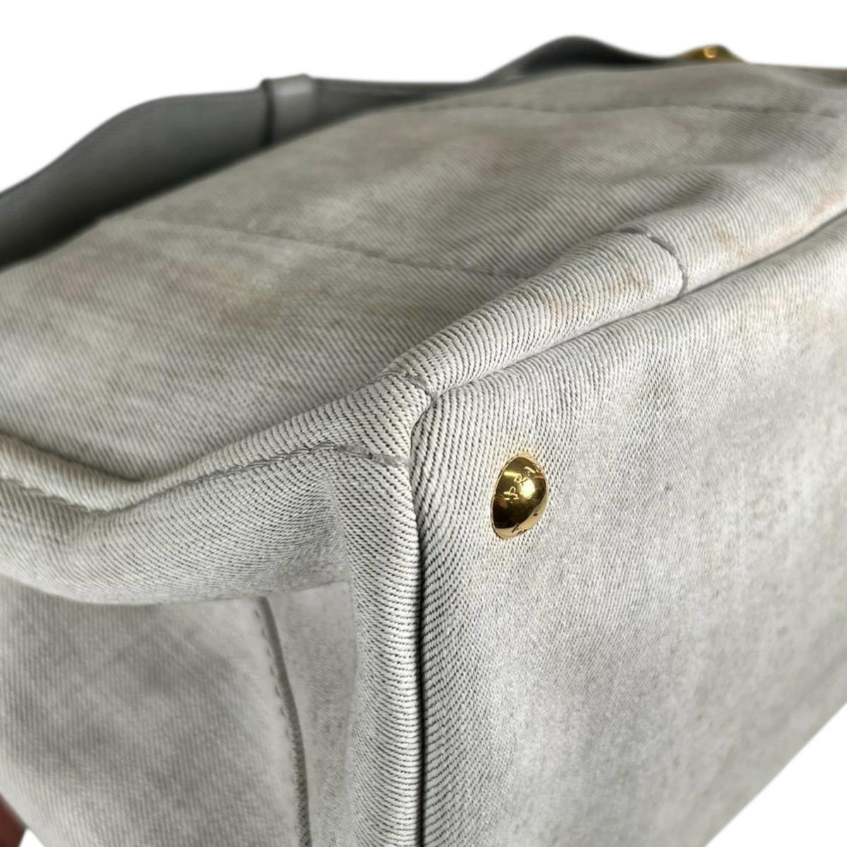 Prada Denim Tote Bag (Pre-Owned)