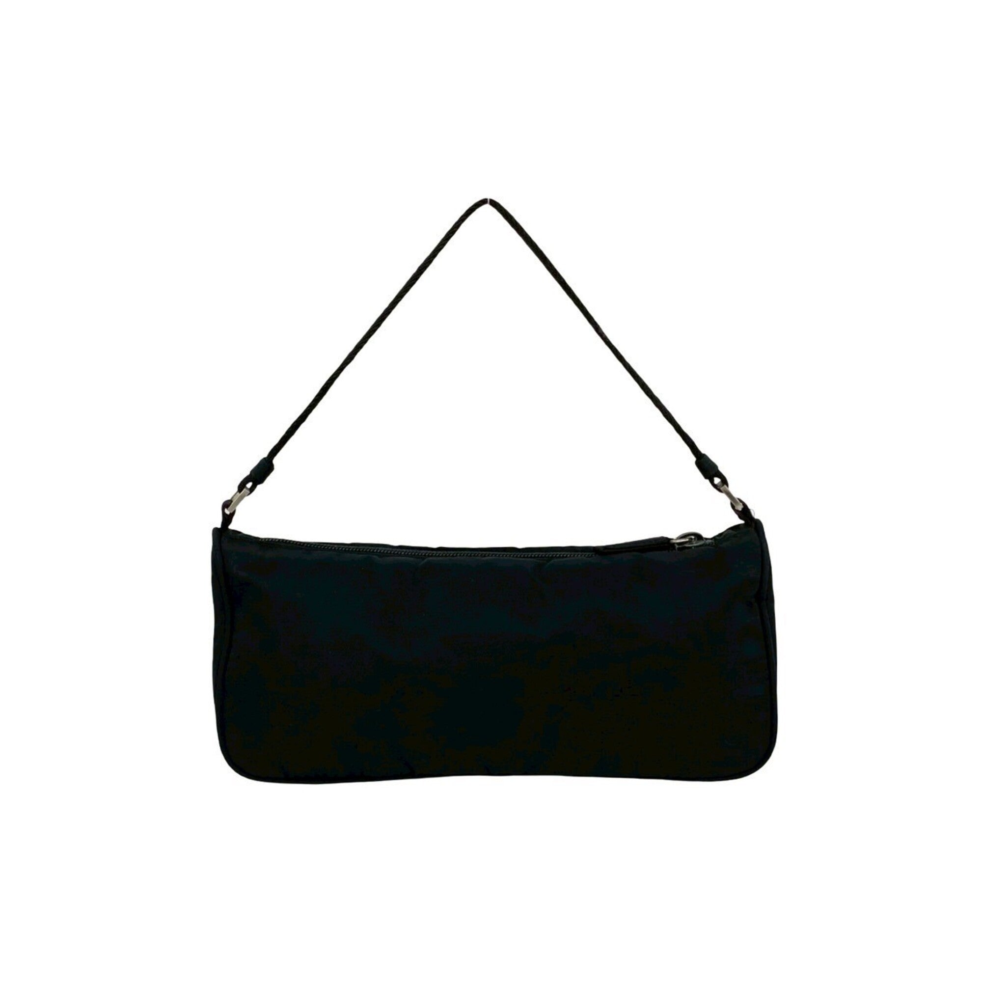Prada Black Nylon Handbag Pouch Shoulder Bag (Pre-Owned)