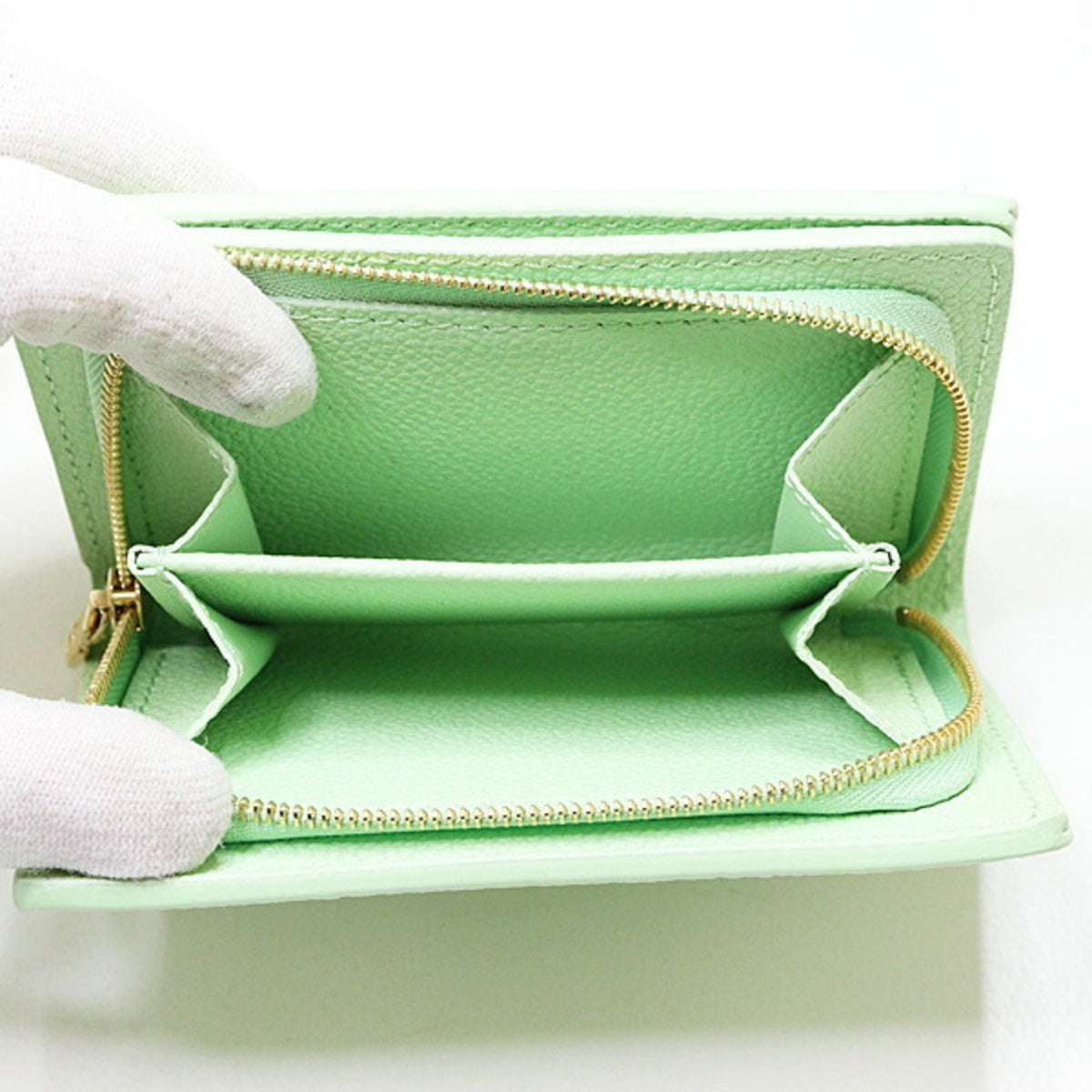 Louis Vuitton Green Multi-Color Monogram Empreinte Wallet (Bi-Fold) (Pre-Owned)
