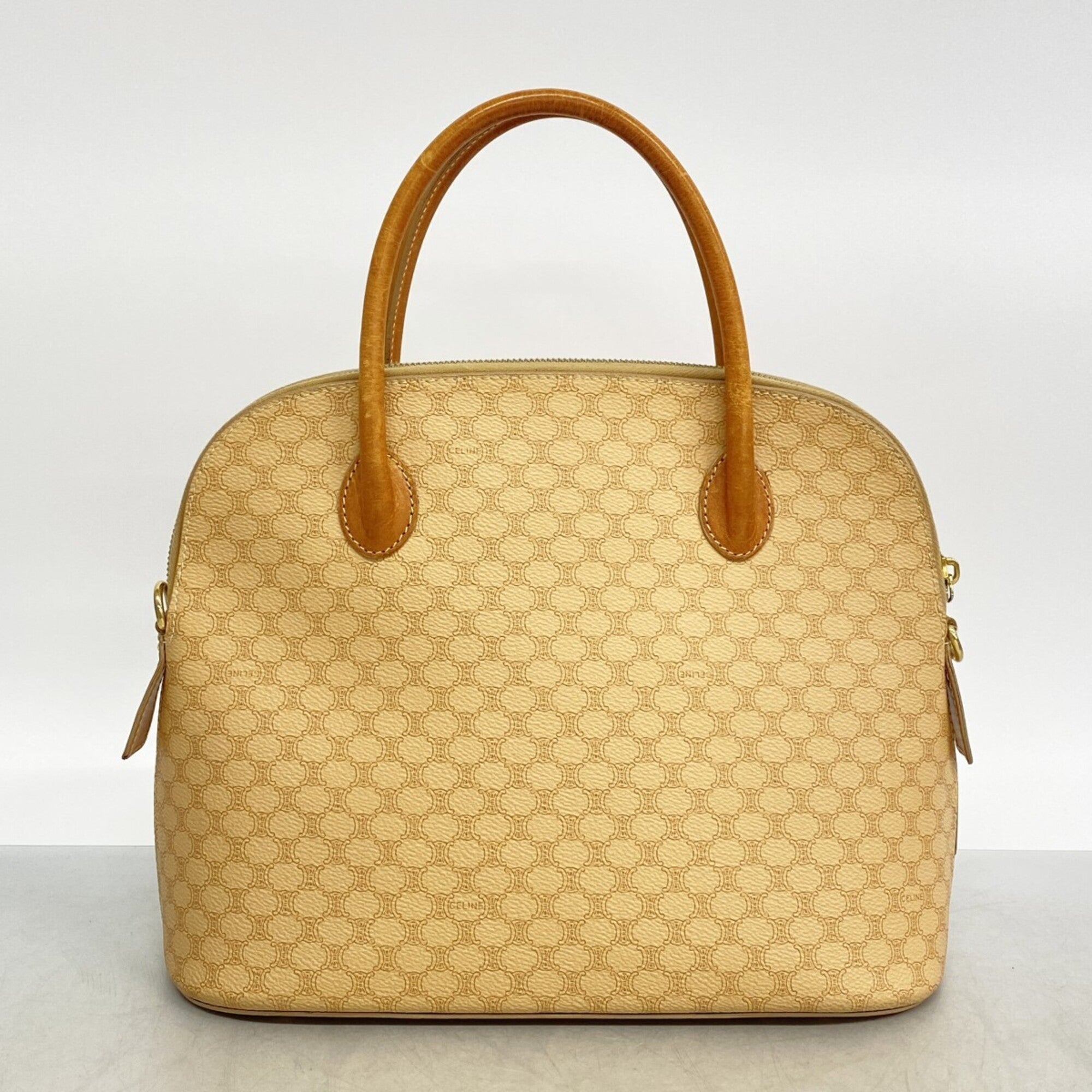 Celine Beige Pvc Handbag (Pre-Owned)