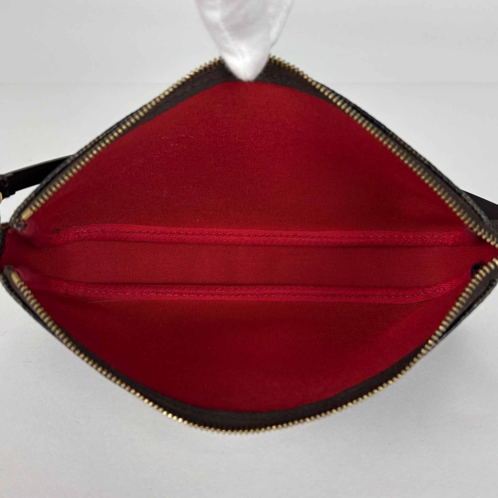 Louis Vuitton Brown Pochette Pouch (Pre-Owned)